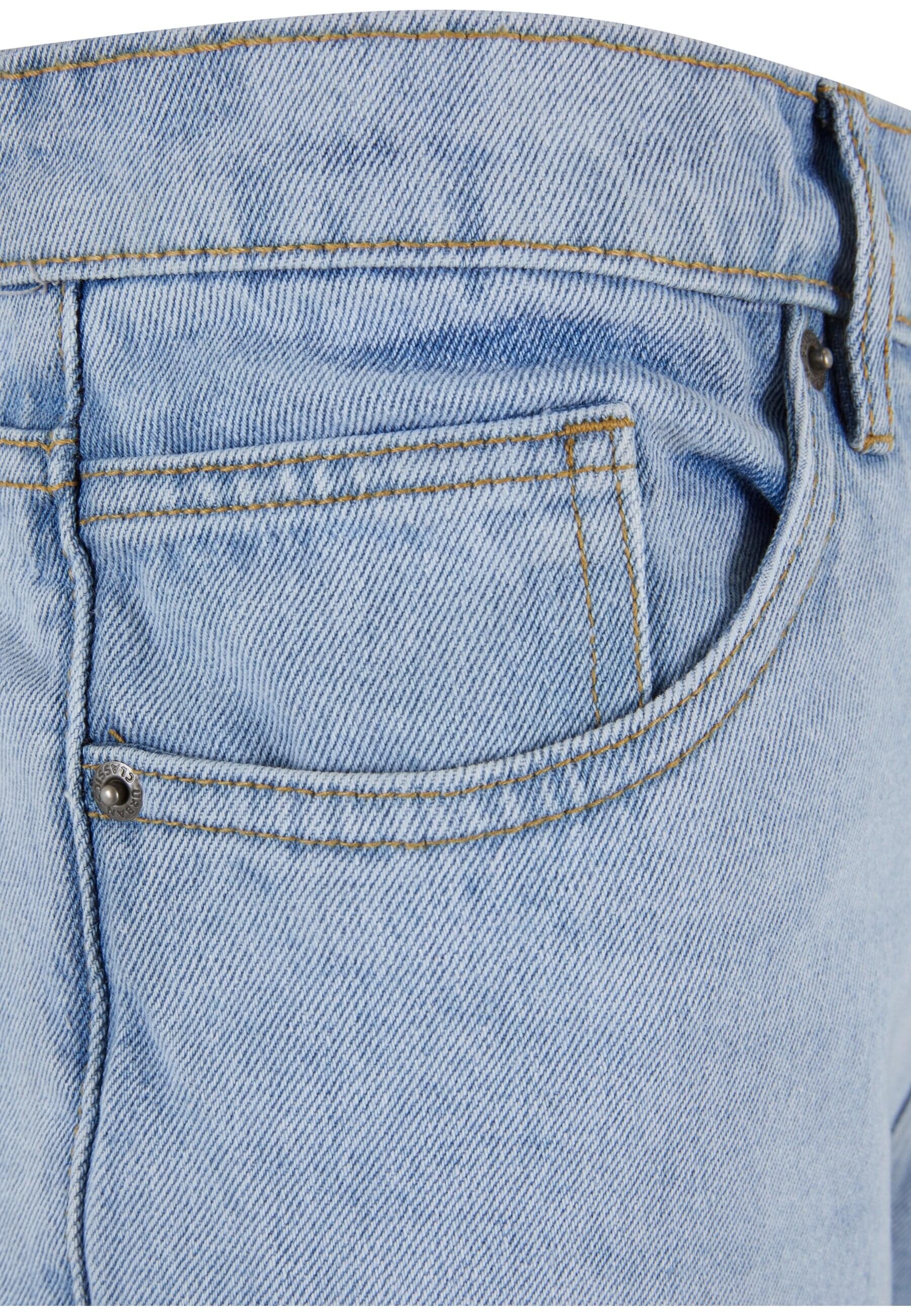 URBAN CLASSICS Bequeme Jeans »Urban Classics Herren Heavy Ounce Straight Fit Zipped Jeans«