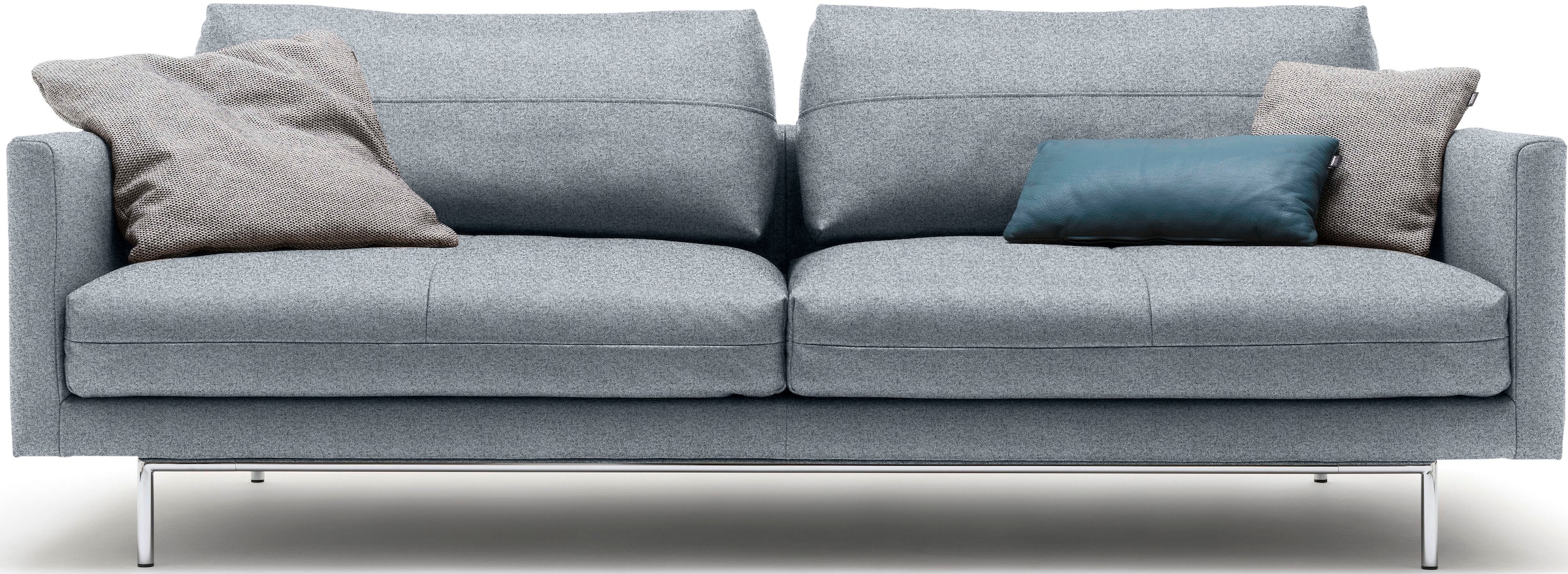 Creation BY ROLF BENZ 3-Sitzer "CR.414, Designsofa, edles Sofa, Loungesofa, Ledersofa, klares Design" aus Leder oder Chenille, erstklassiger Sitzkomfort, legere Polsterung