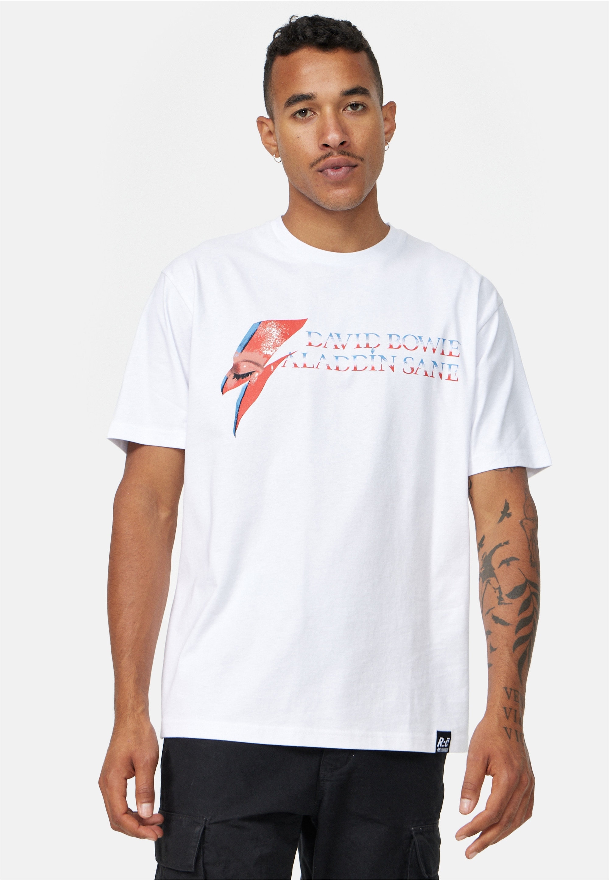 Recovered T-Shirt "David Bowie Aladdin Sane Relaxed" 1 Stk. tlg. mit coolem günstig online kaufen