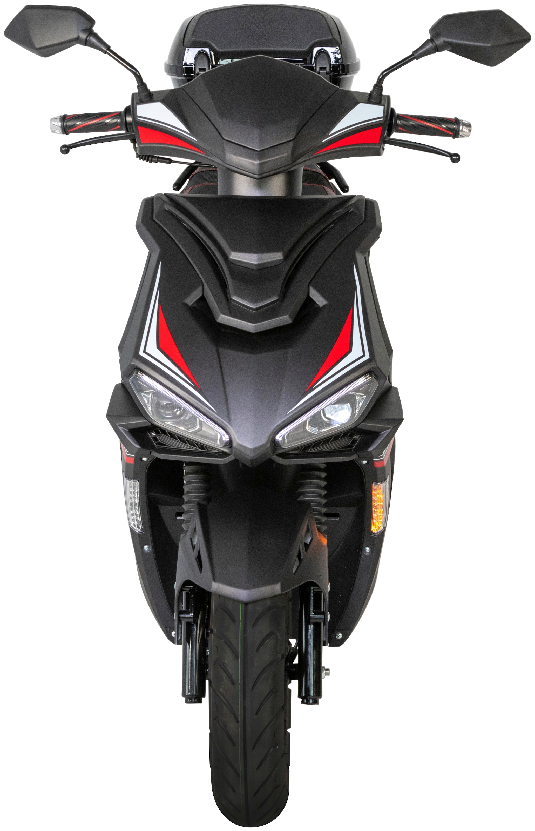 GT UNION Motorroller »Striker«, 125 cm³, 85 km/h, Euro 5, 8,84 PS, (Set),  mit Topcase auf Rechnung kaufen | BAUR