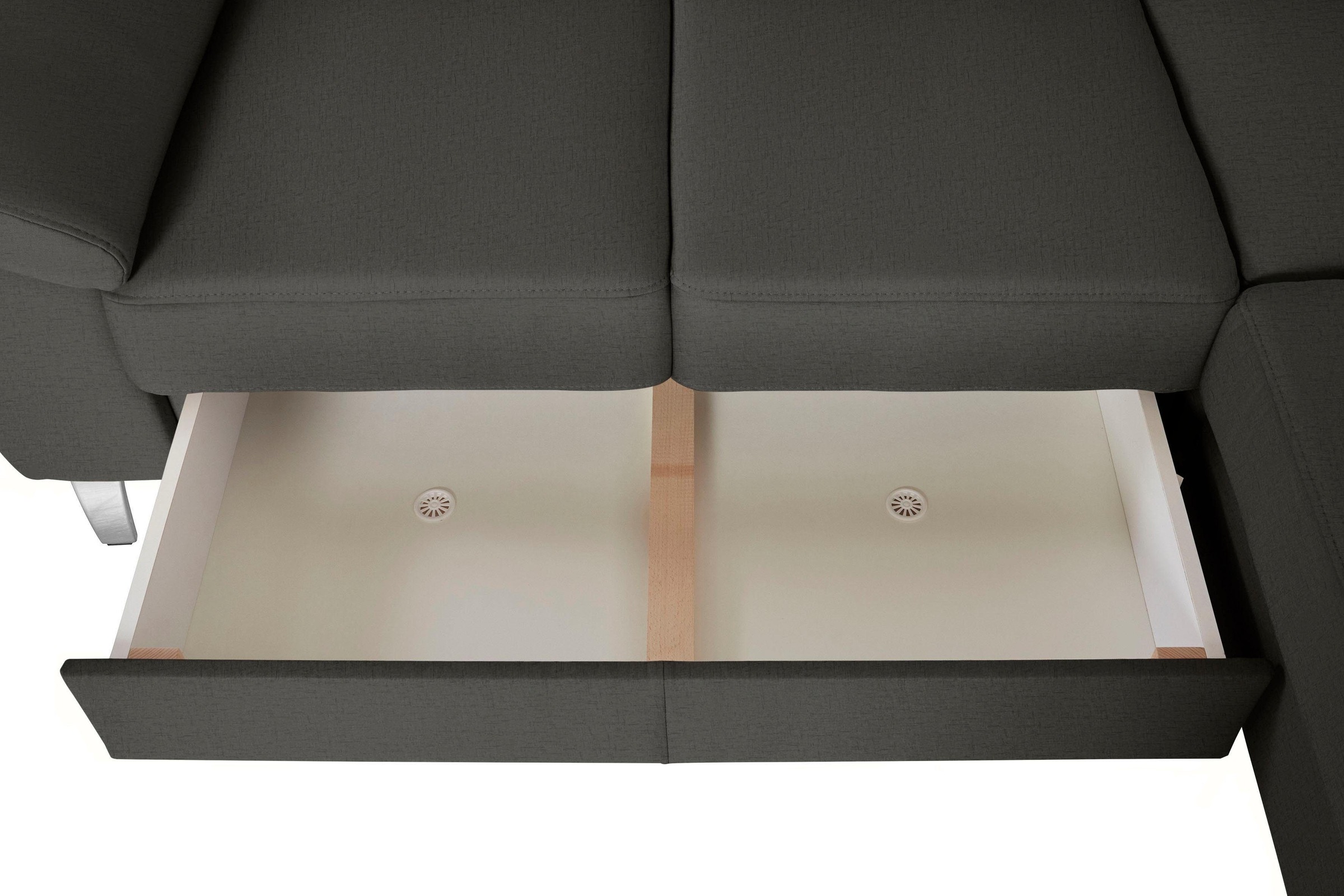 sit&more Ecksofa »Sorano L-Form«, wahlweise mit Bett- und Relaxfunktion, inkl. Bettkasten