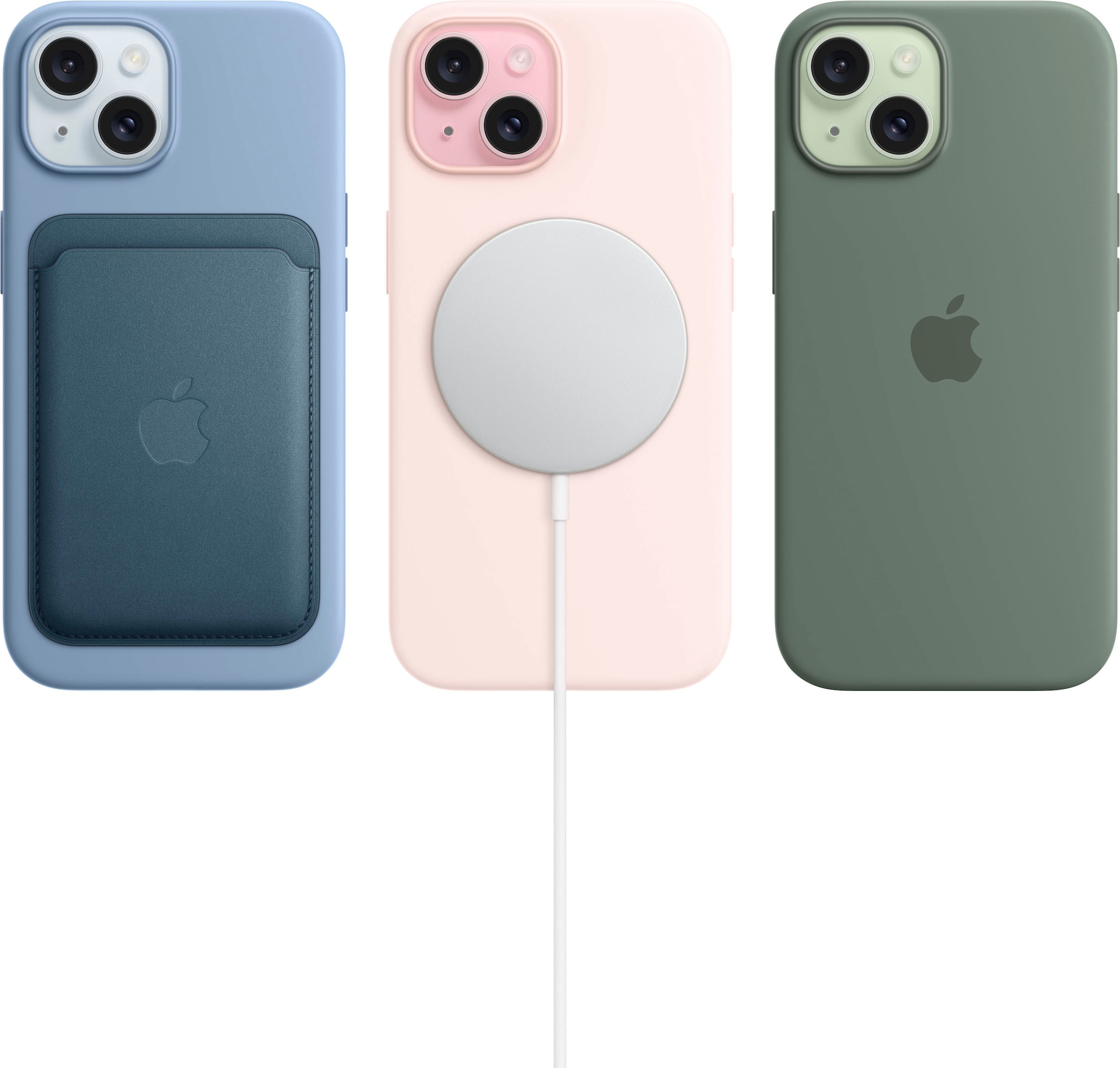 Apple Smartphone »iPhone 15 256GB«, blau, 15,5 cm/6,1 Zoll, 256 GB Speicherplatz, 48 MP Kamera