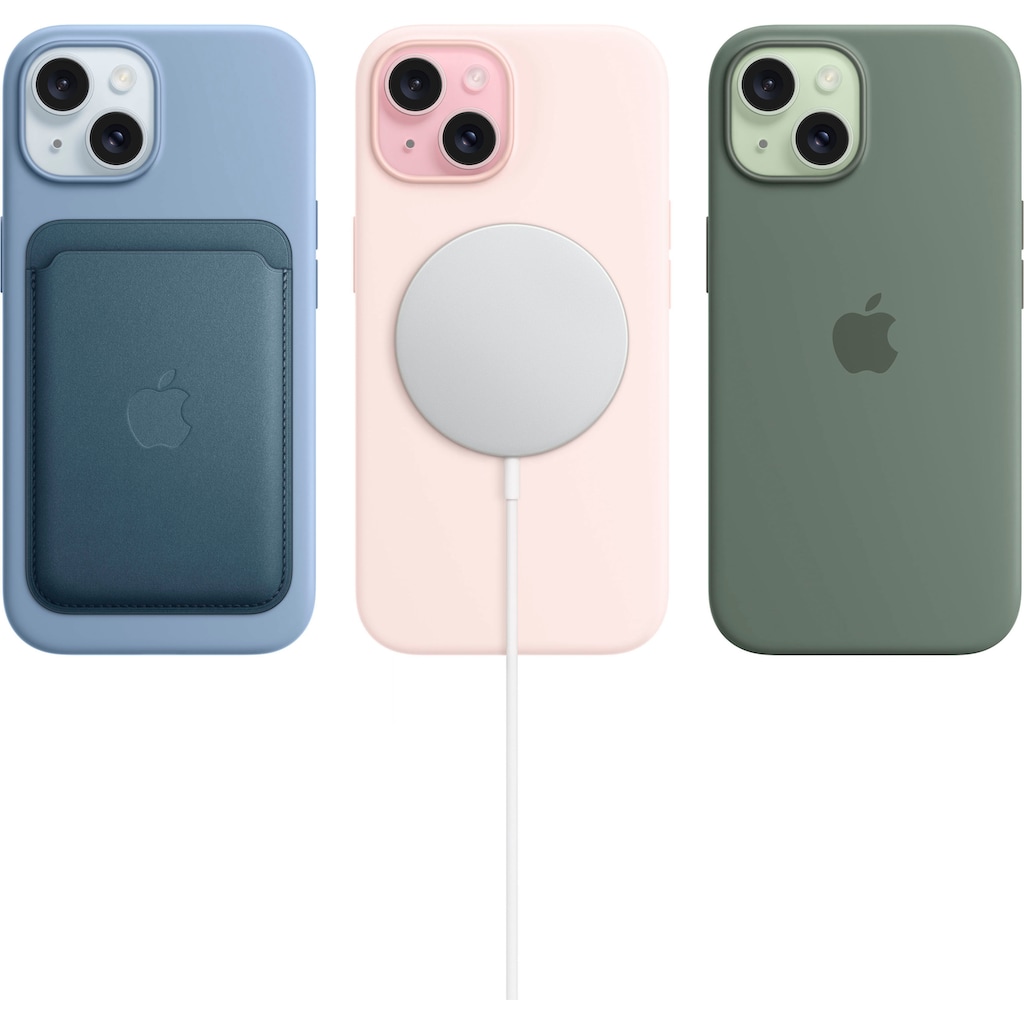 Apple Smartphone »iPhone 15 512GB«, blau, 15,5 cm/6,1 Zoll, 512 GB Speicherplatz, 48 MP Kamera