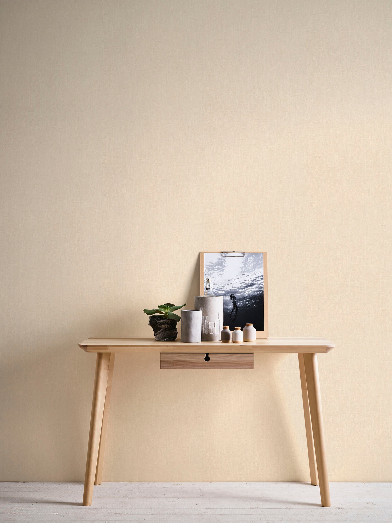 A.S. Création Vliestapete »Hygge«, unifarben-Ton-in-Ton-einfarbig, Uni Tapete einfarbig Tapeten Wohnzimmer Schlafzimmer Küche Flur Design