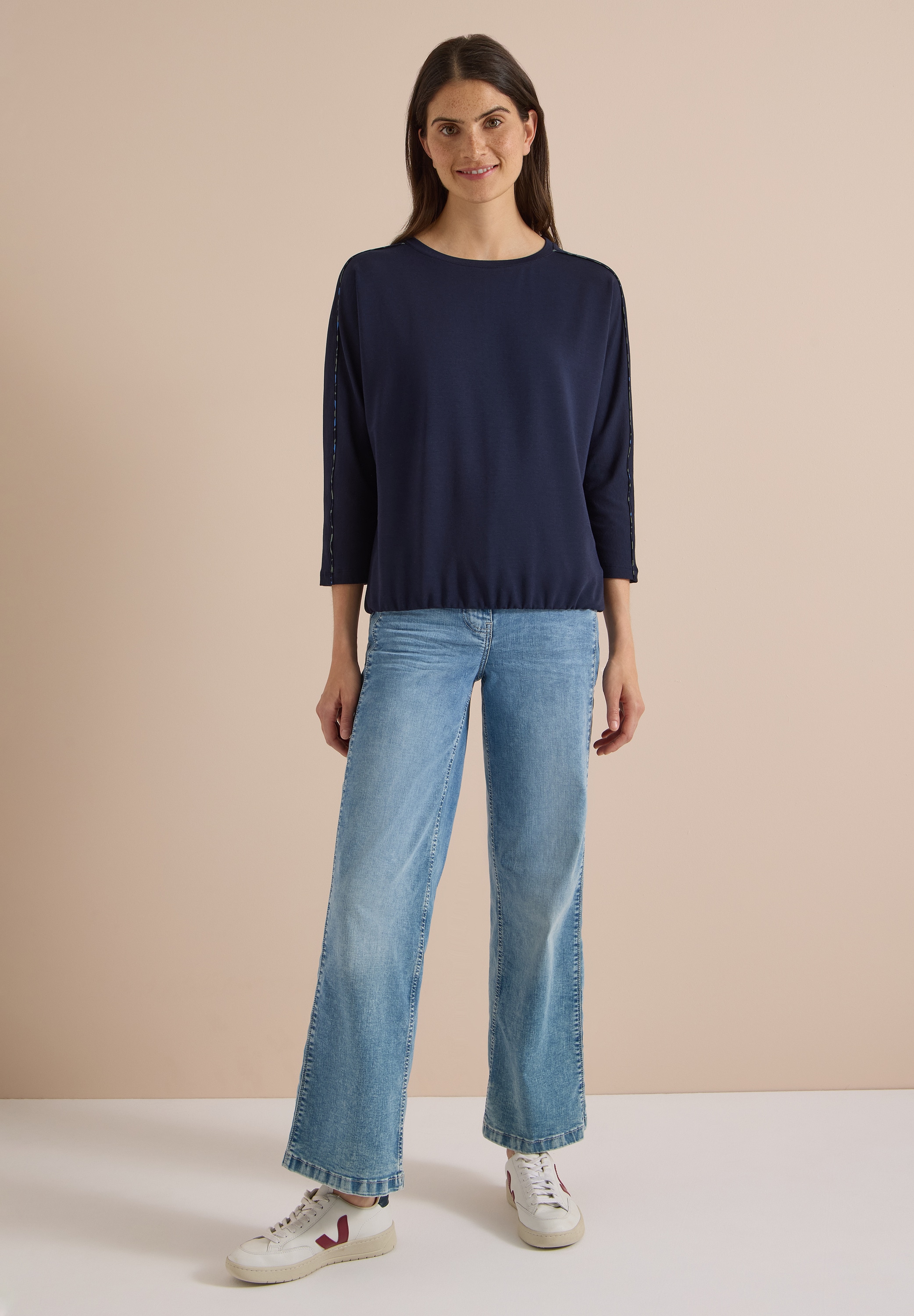 Cecil 3/4-Arm-Shirt mit Fledermausärmeln