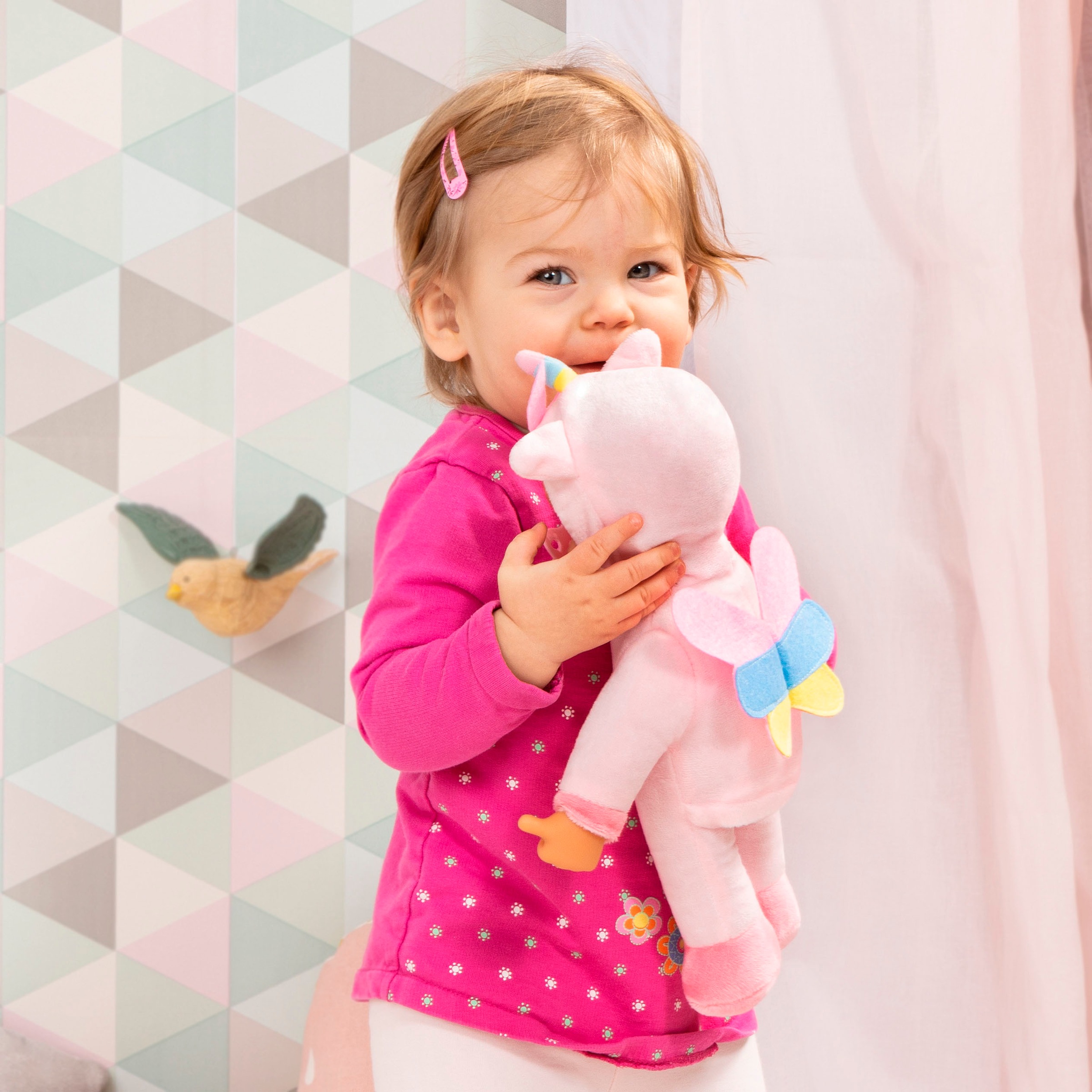 Bayer Babypuppe »I Baby Angels, 30 cm, rosa«, (3 tlg.)