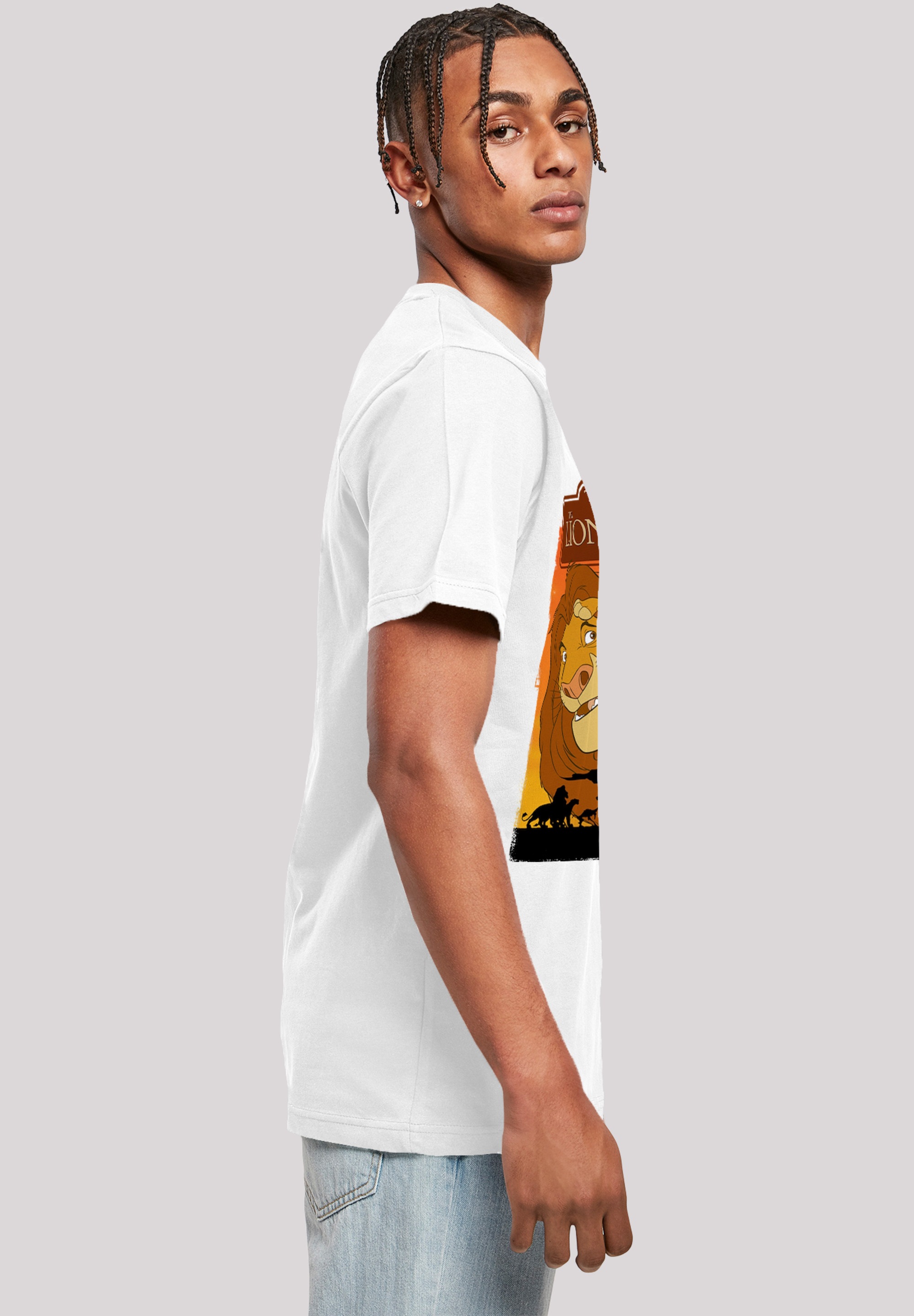F4NT4STIC T-Shirt »Disney König der Löwen Simba und Mufasa«, Herren,Premium Merch,Regular-Fit,Basic,Bedruckt