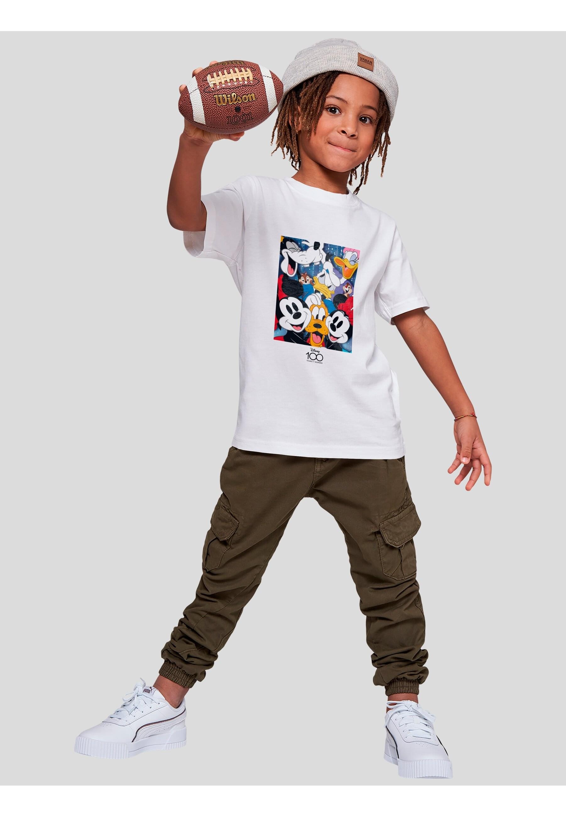 MisterTee T-Shirt »MisterTee Herren Kids Disney 100 Mickey & Friends Tee«, (1 tlg.)