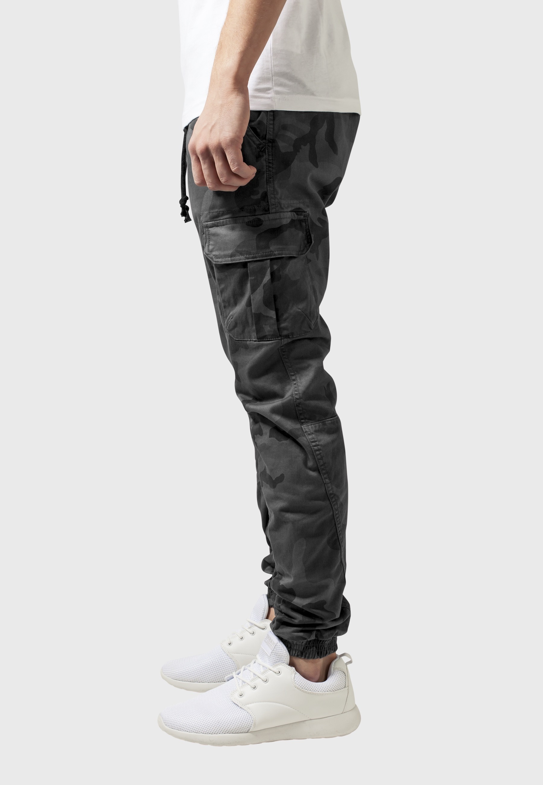 URBAN CLASSICS Cargohose »Urban Classics Herren Camo Cargo Jogging Pants«