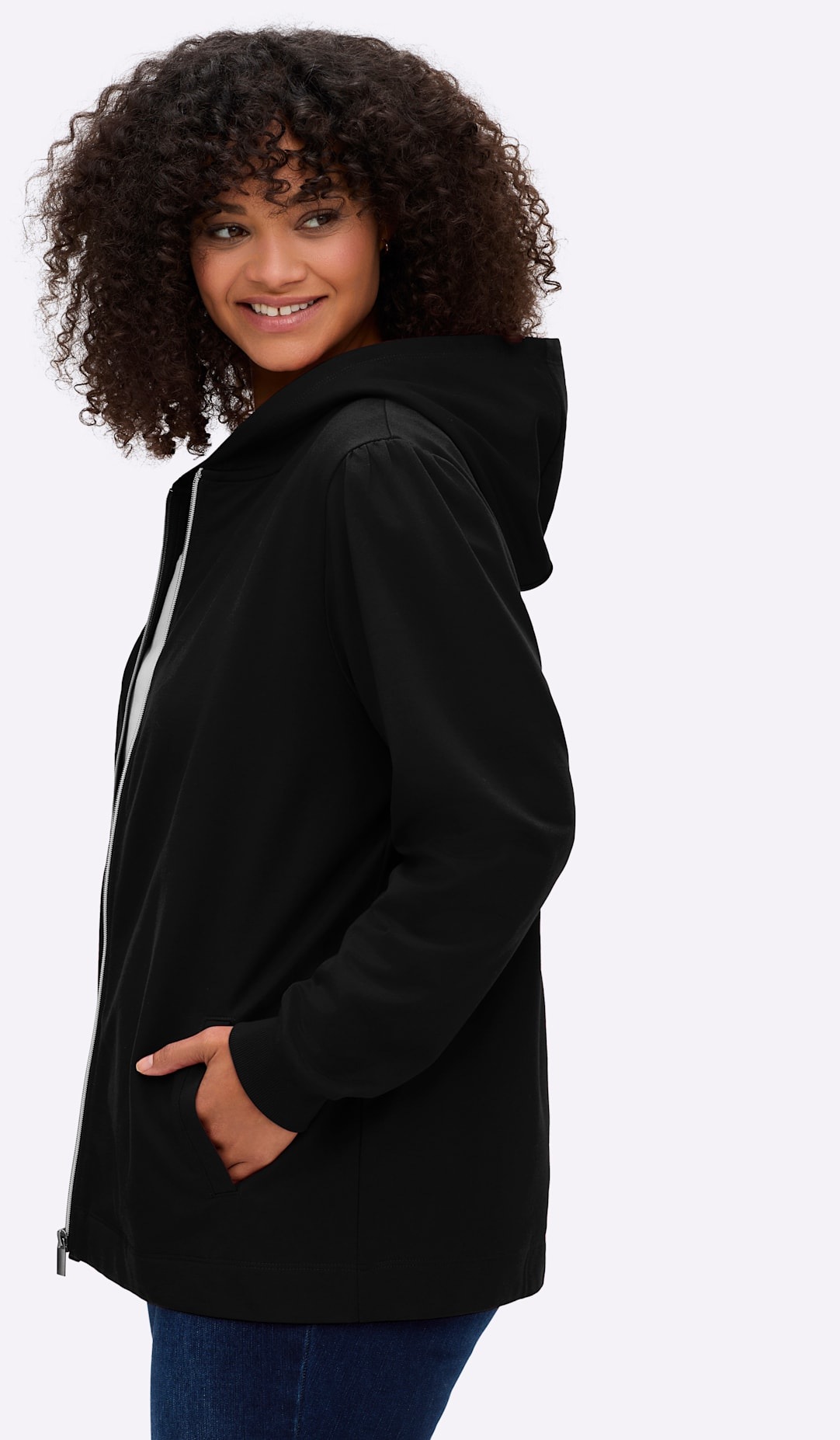 Sheego Shirtjacke »Sweatjacke« 1 Stk.