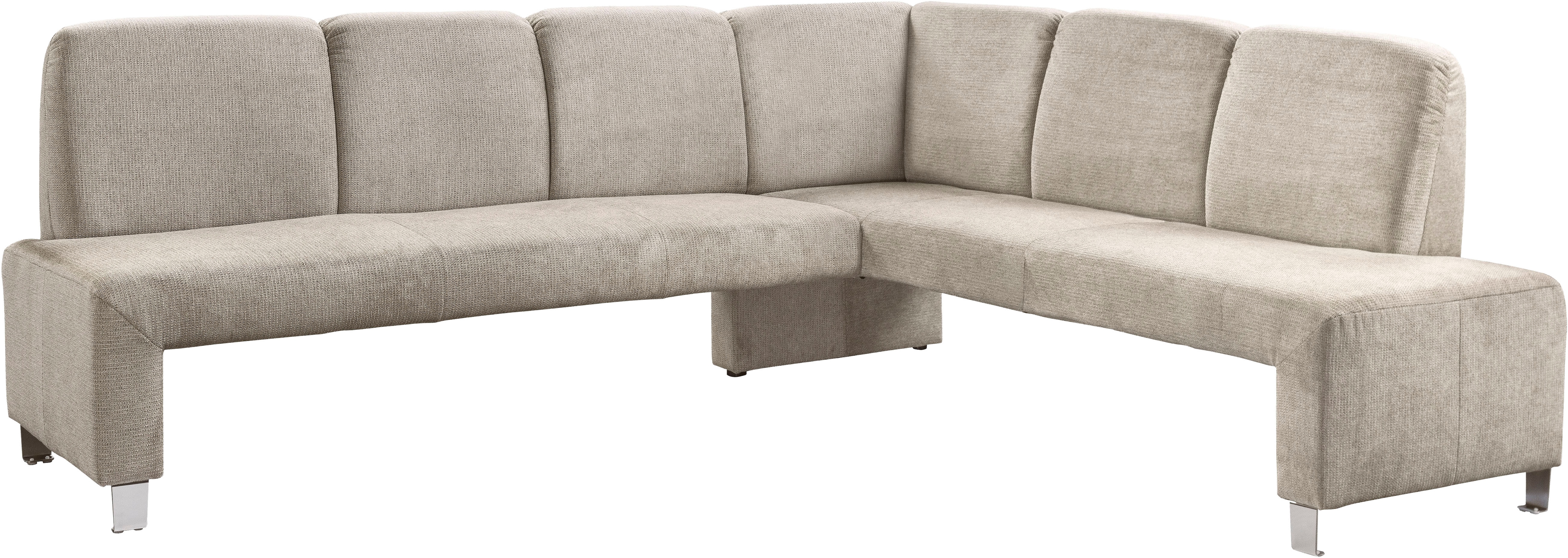 exxpo - sofa fashion Eckbank "Intenso, modern, 263/198 cm (B/T)" hohe Bodenfreiheit, frei im Raum stellbar, hoher Sitzkomfort