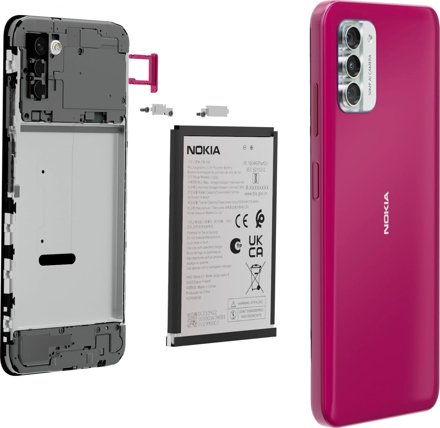 Nokia GB Speicherplatz, Smartphone MP | 128 purple, Zoll, 50 cm/6,65 BAUR Kamera »G42«, 16,9