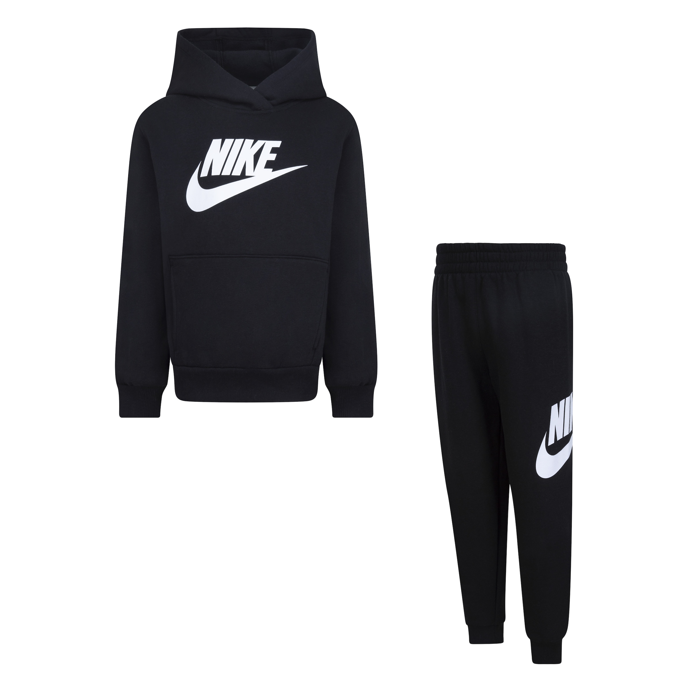 Nike Sportswear Jogginganzug „NKN CLUB FLEECE SET“ Set, 2 Stk. mit Kapuze, mit elastischem Bund und gerippten Bündchen