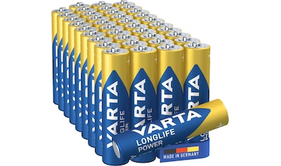 VARTA Batterie »VARTA LONGLIFE Power Storagebox Alkaline Batterie Vorratspack AAA... kaufen