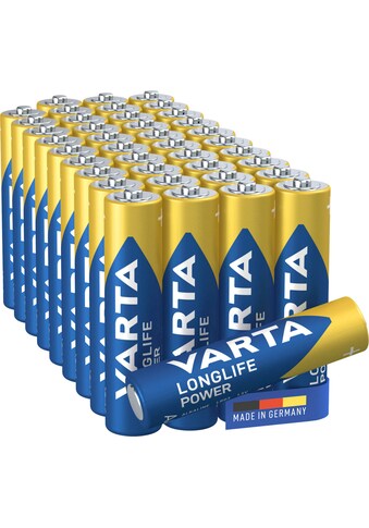 VARTA Batterie »40er Pack VARTA LONGLIFE Power Storagebox Alkaline, Vorratspack AAA... kaufen