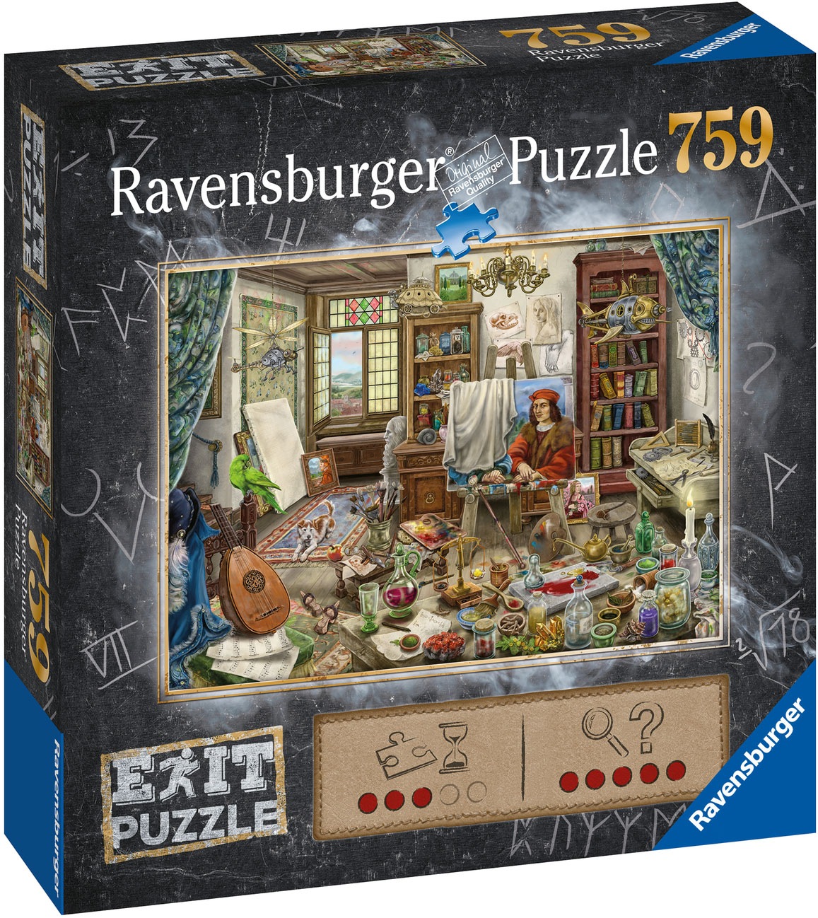Ravensburger Puzzle »EXIT, Das Künstleratelier«, Made in Germany