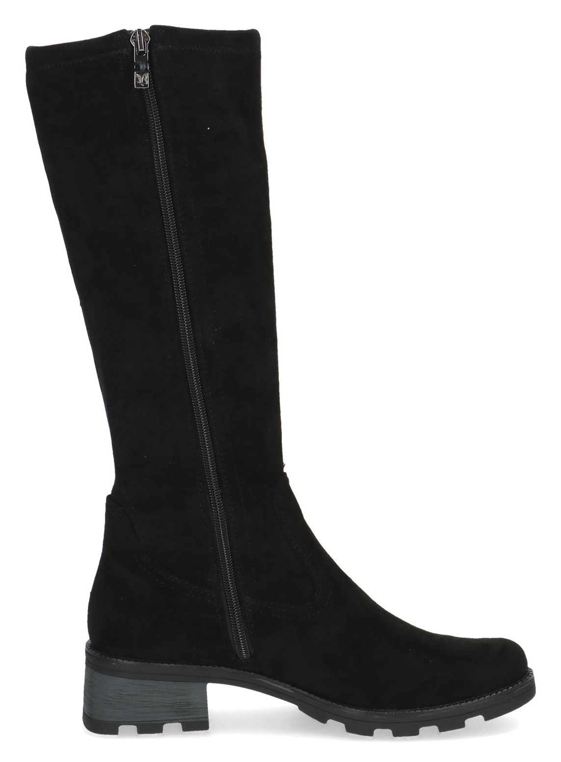 Caprice Winterstiefel, Blockabsatz, Langschaftstiefel in bequemer Weite