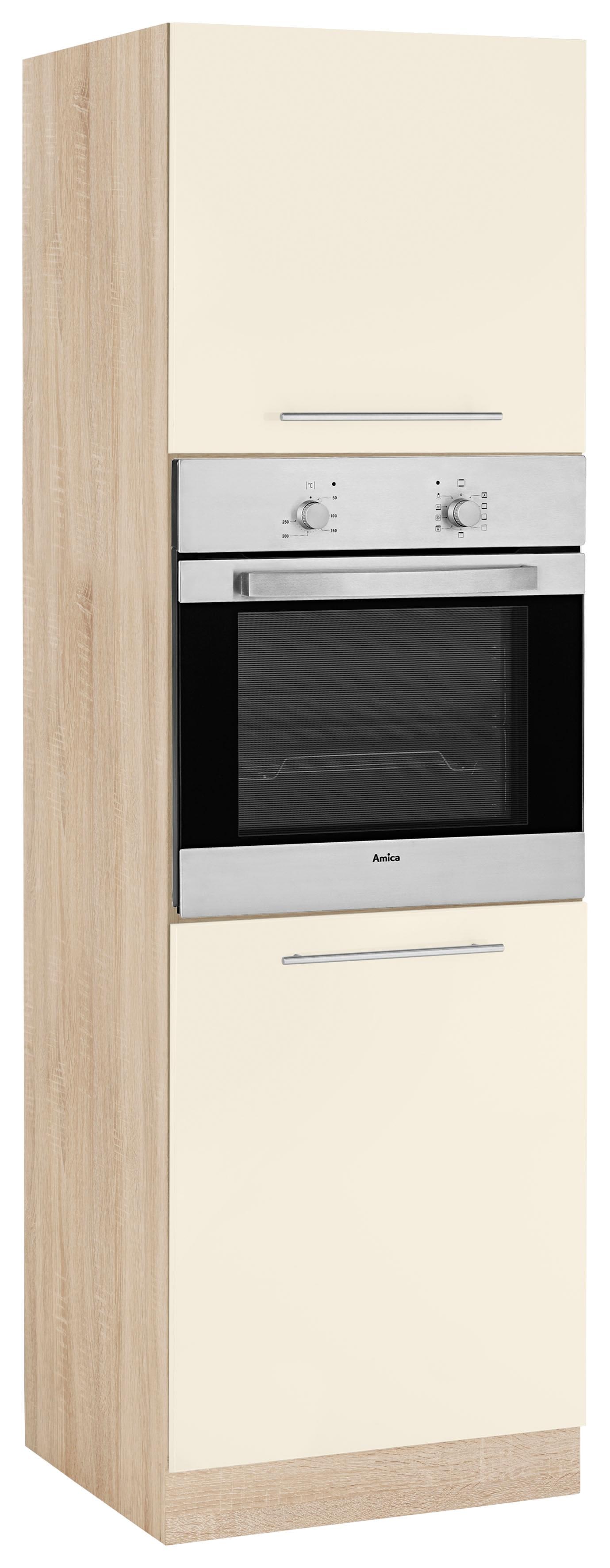 wiho Küchen Backofenumbauschrank "Flexi2, Breite/ Höhe: 60/200 cm, Soft-Close bei den Türen" inkl. verstellbaren Einlegeböden