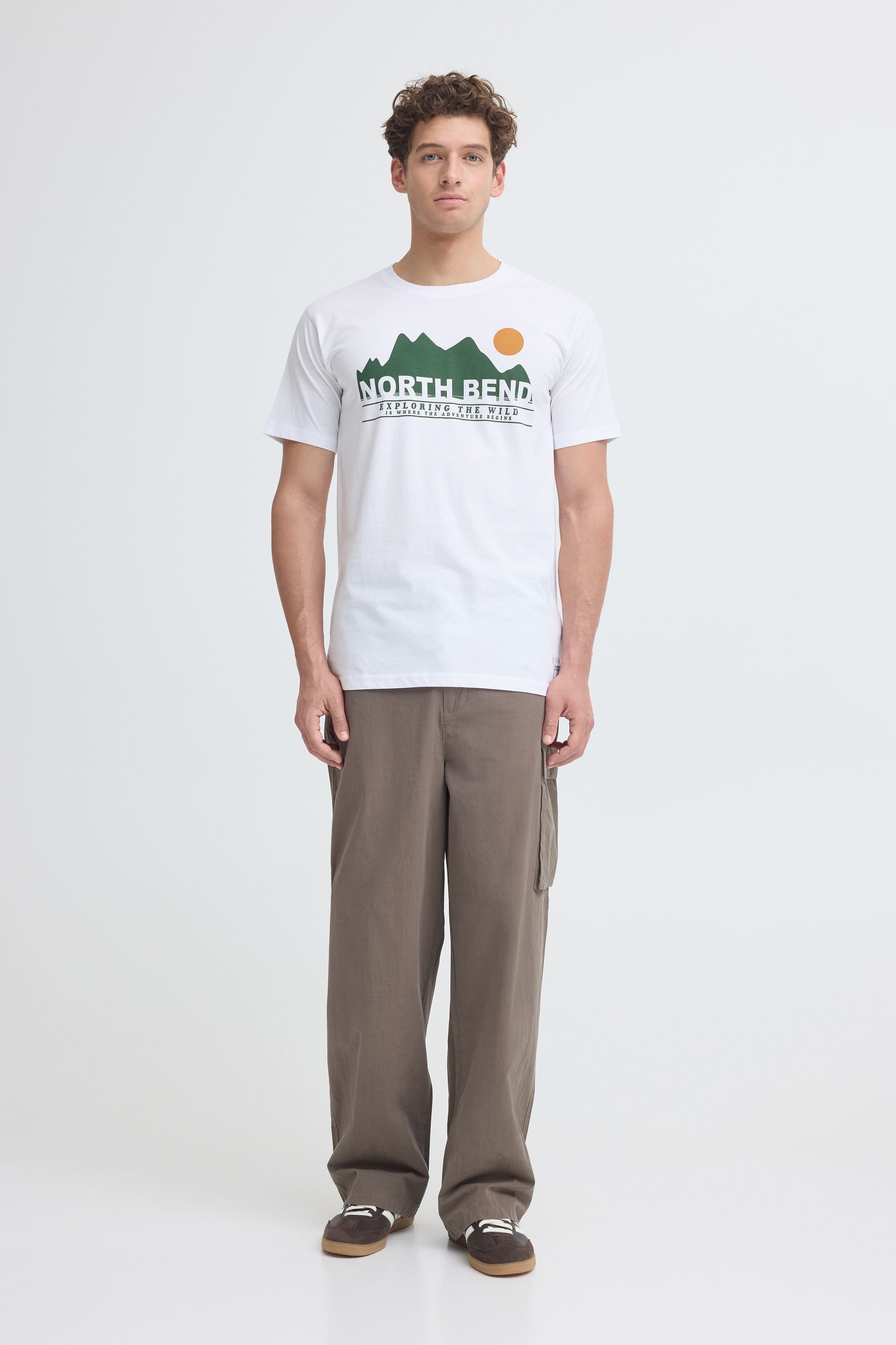 North Bend Rundhalsshirt "Rundhalsshirt NBCash" günstig online kaufen