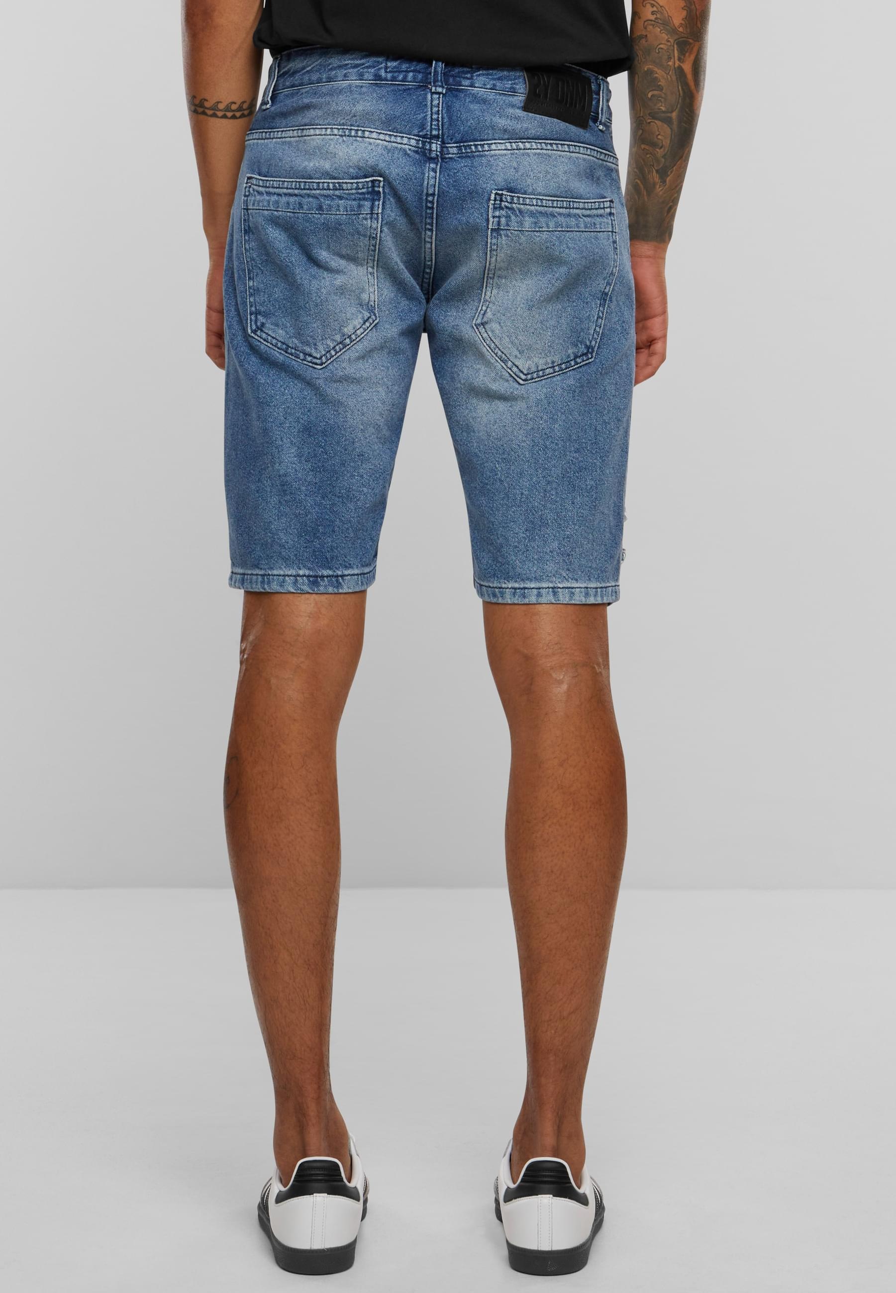 2Y Studios Shorts »2Y Studios Herren 2Y Destroyed Denim Shorts«, (1 tlg.)