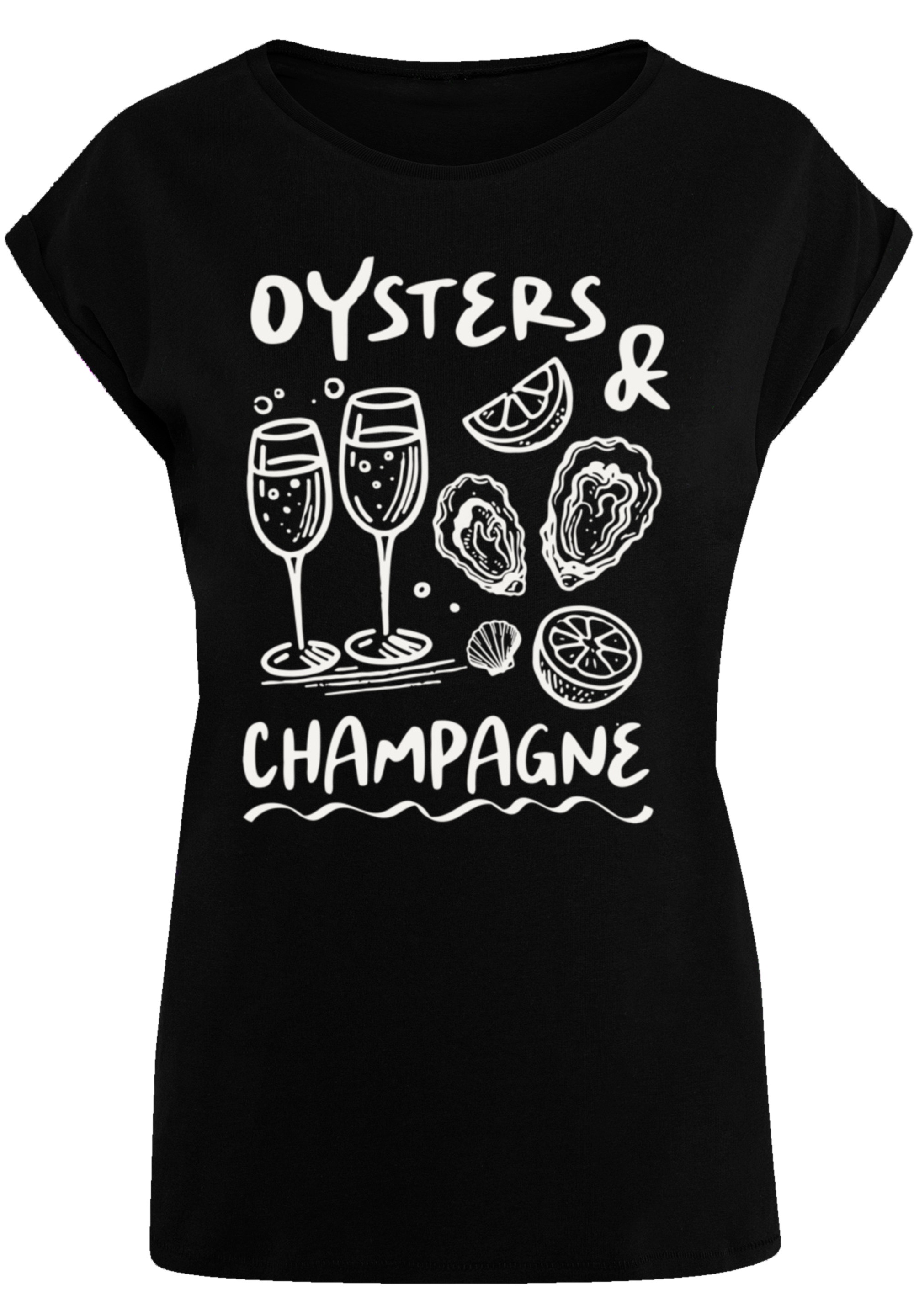 F4NT4STIC T-Shirt »Oysters And Champagne Summer«, Premium Qualität