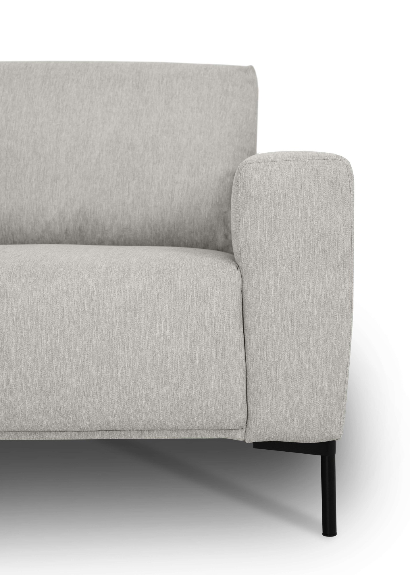 andas Ecksofa »Melby«, (2 St.), Breite 275 cm, in einem weichen Struktur Stoff, lose Rückenkissen