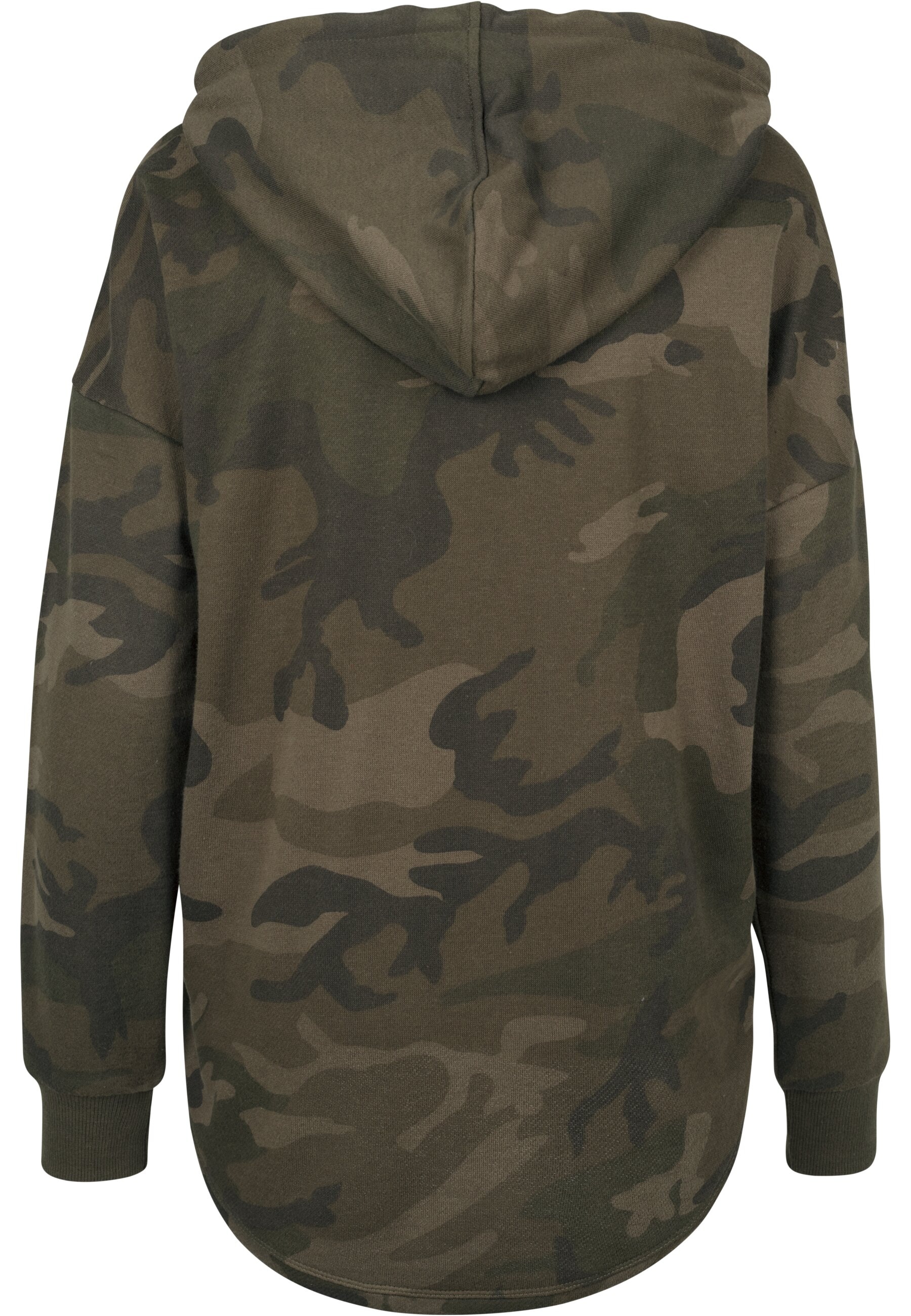 URBAN CLASSICS Rundhalspullover »Urban Classics Damen Ladies Oversized Camo Hoody«, (1 tlg.)