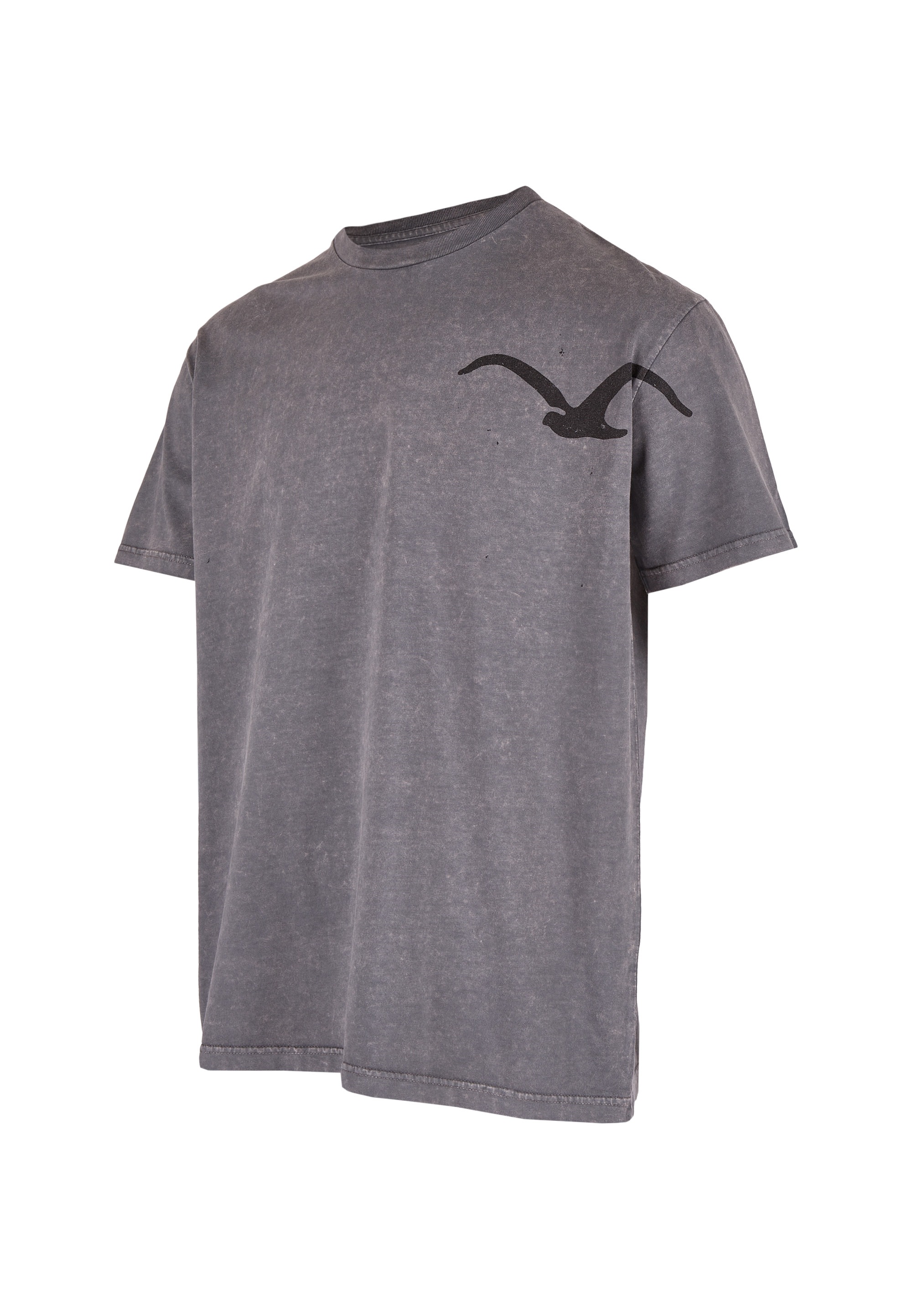 Cleptomanicx T-Shirt »Möwe Washed«, (1 tlg.), mit coolem Print