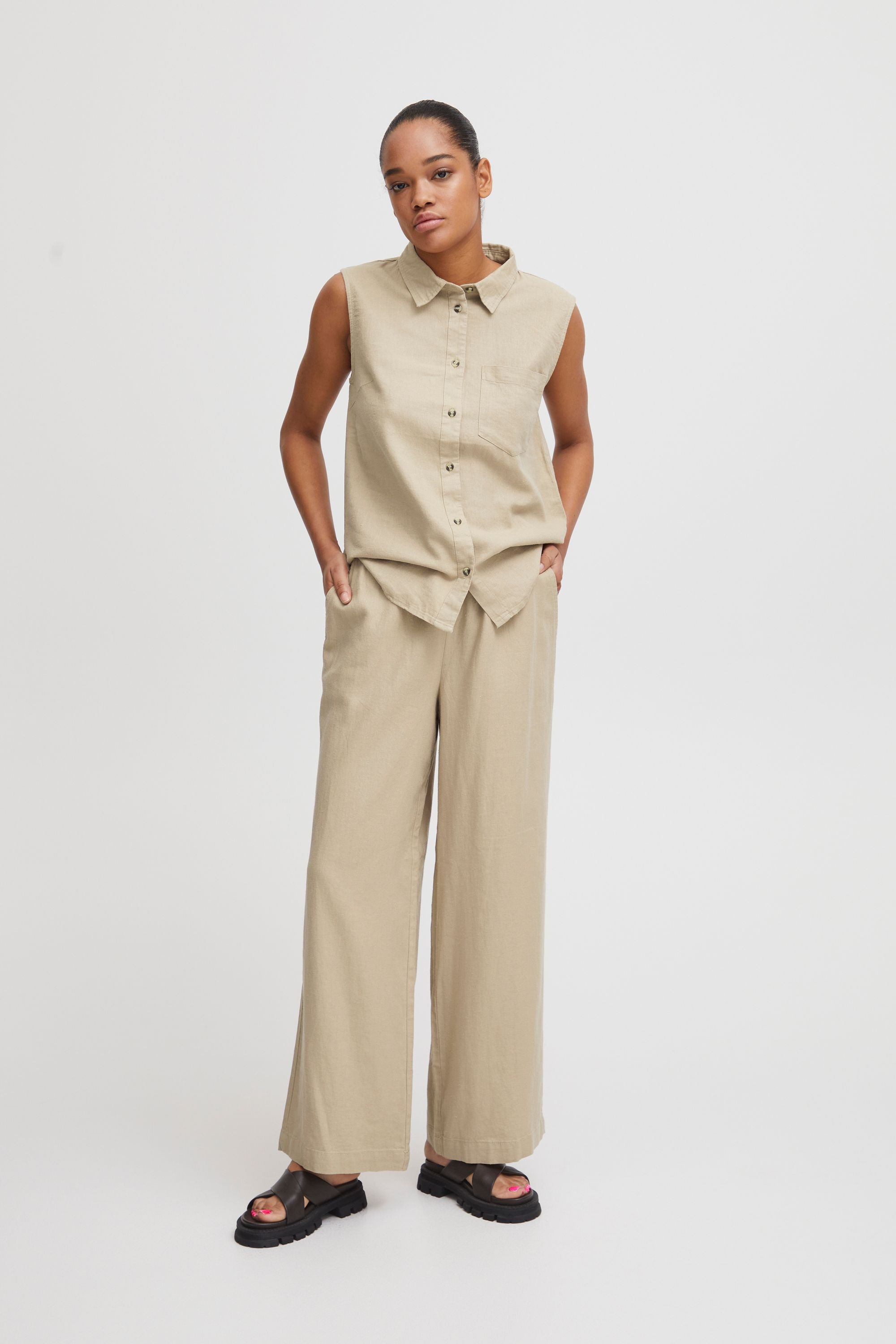 Ichi Stoffhose »Stoffhose IHLino«