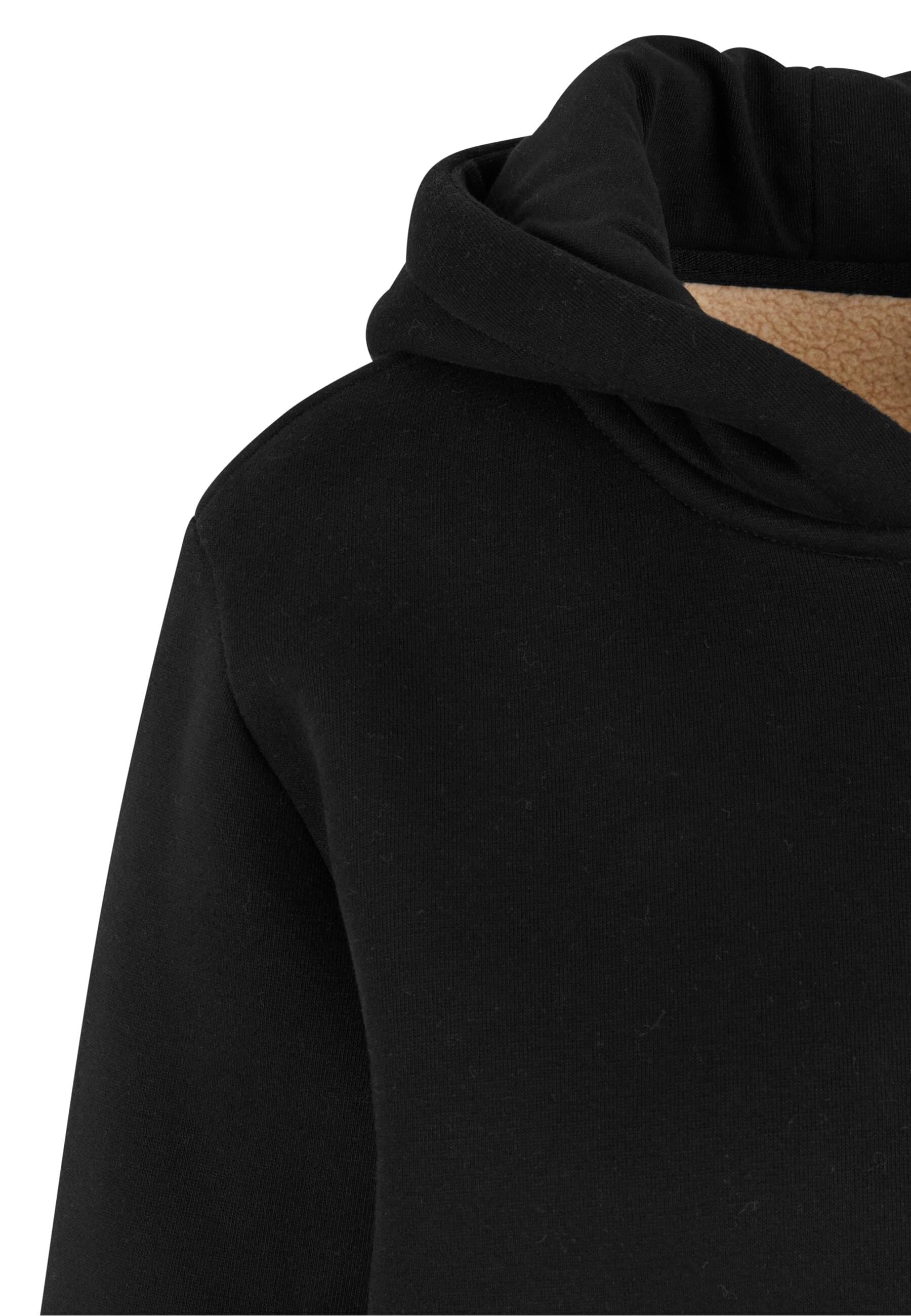 URBAN CLASSICS Sweatjacke »Urban Classics Ladies Bonded Sherpa Zip Hoody«