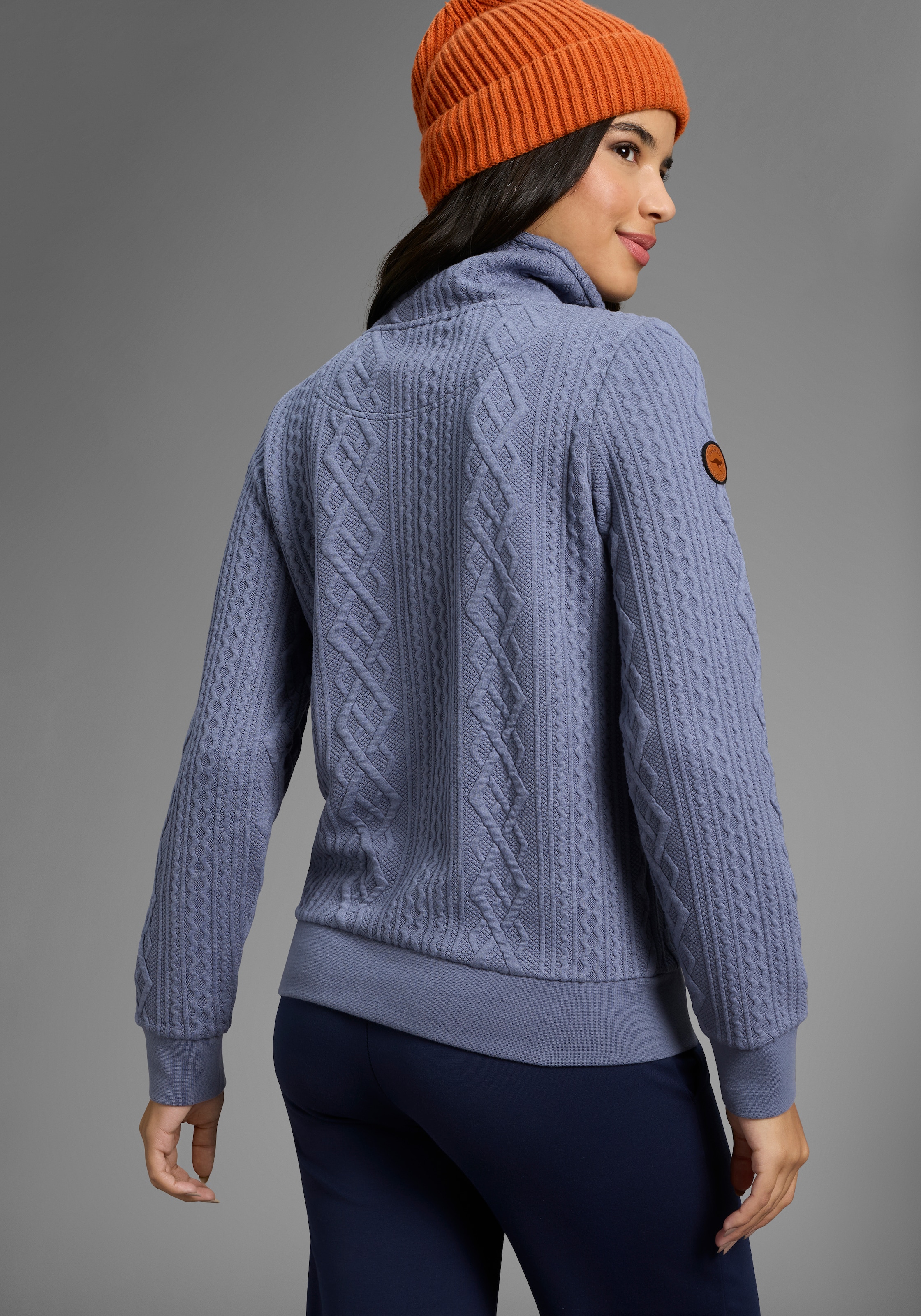 KangaROOS Sweatshirt, mit kuschelig hohem Kragen
