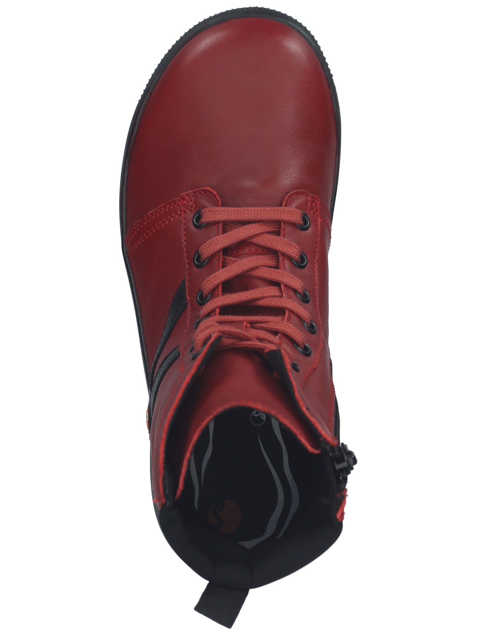 softinos Schnürstiefelette »softinos Stiefelette Leder/Textil«