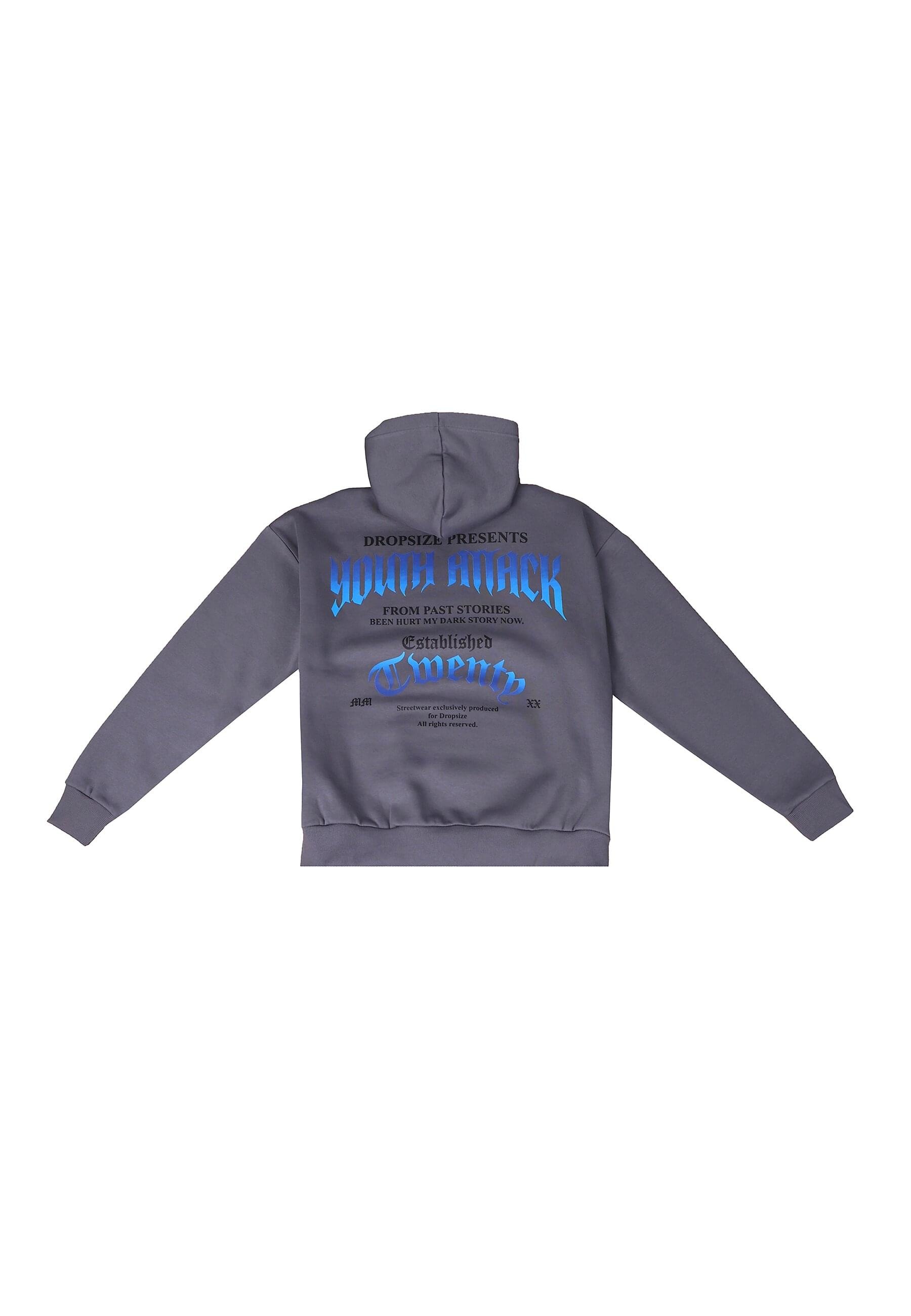 Dropsize Kapuzensweatshirt »Dropsize HEAVY OVERSIZE YOUTH ATTACK HOODIE«, (1 tlg.)