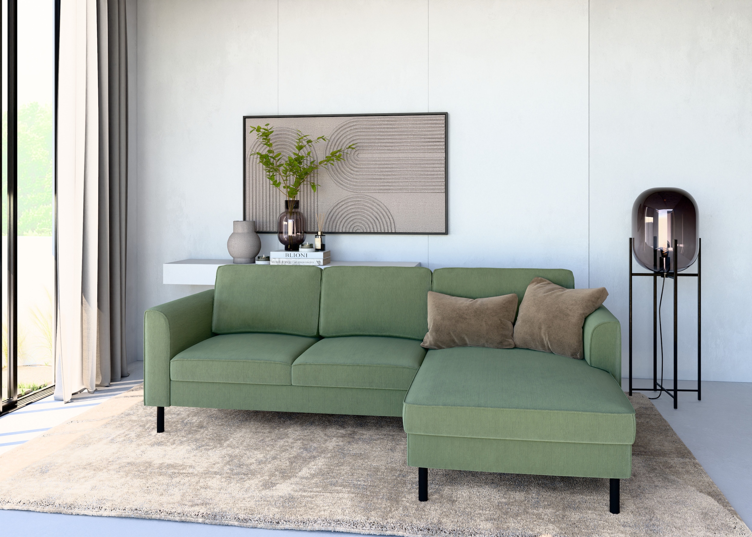 Home affaire Ecksofa "Booster Couch wahlweise mit Schlaffunktion und Bettka günstig online kaufen