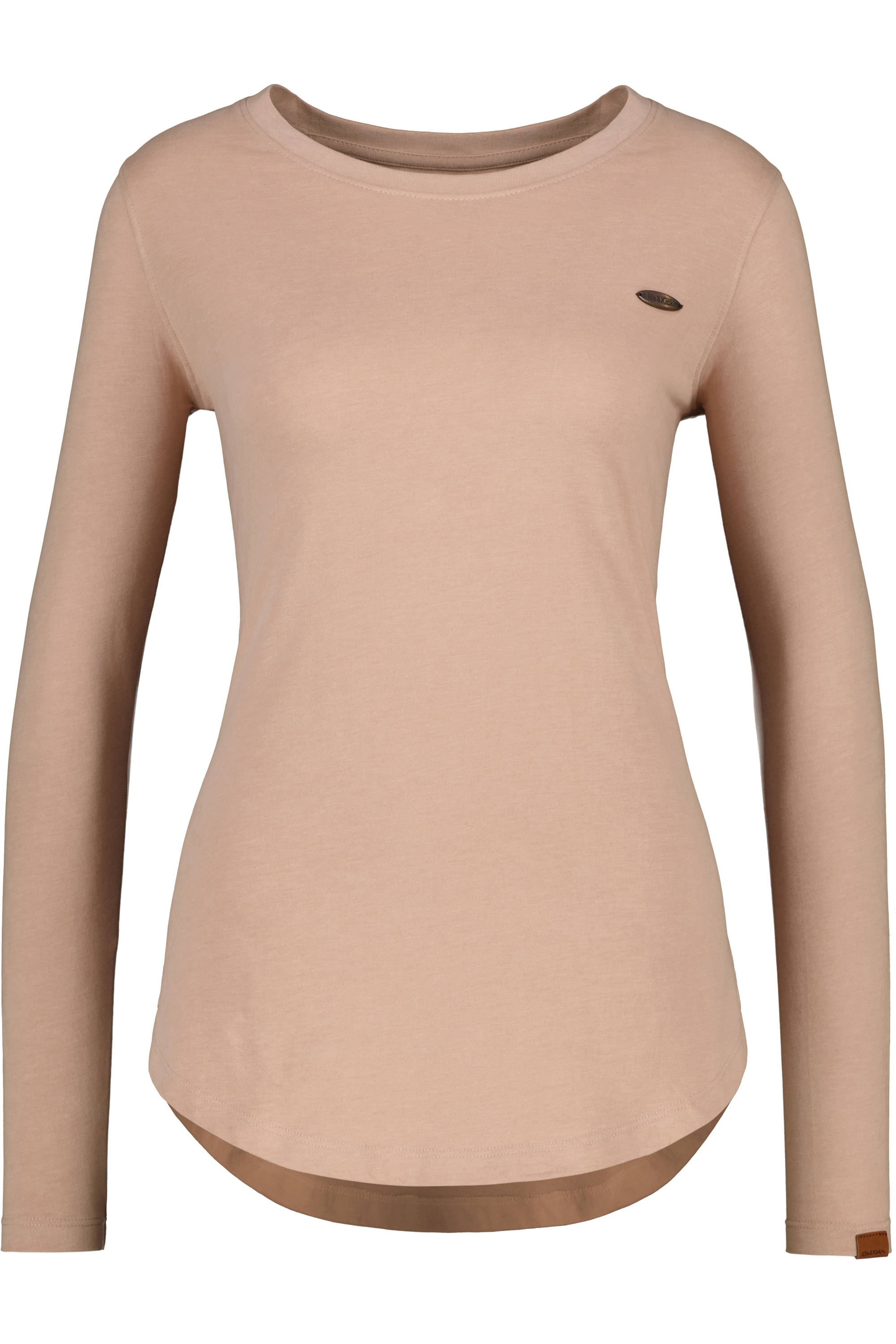 Alife & Kickin Figurnah geschnittenes Longsleeve Shirt mit Rundhalsausschnitt