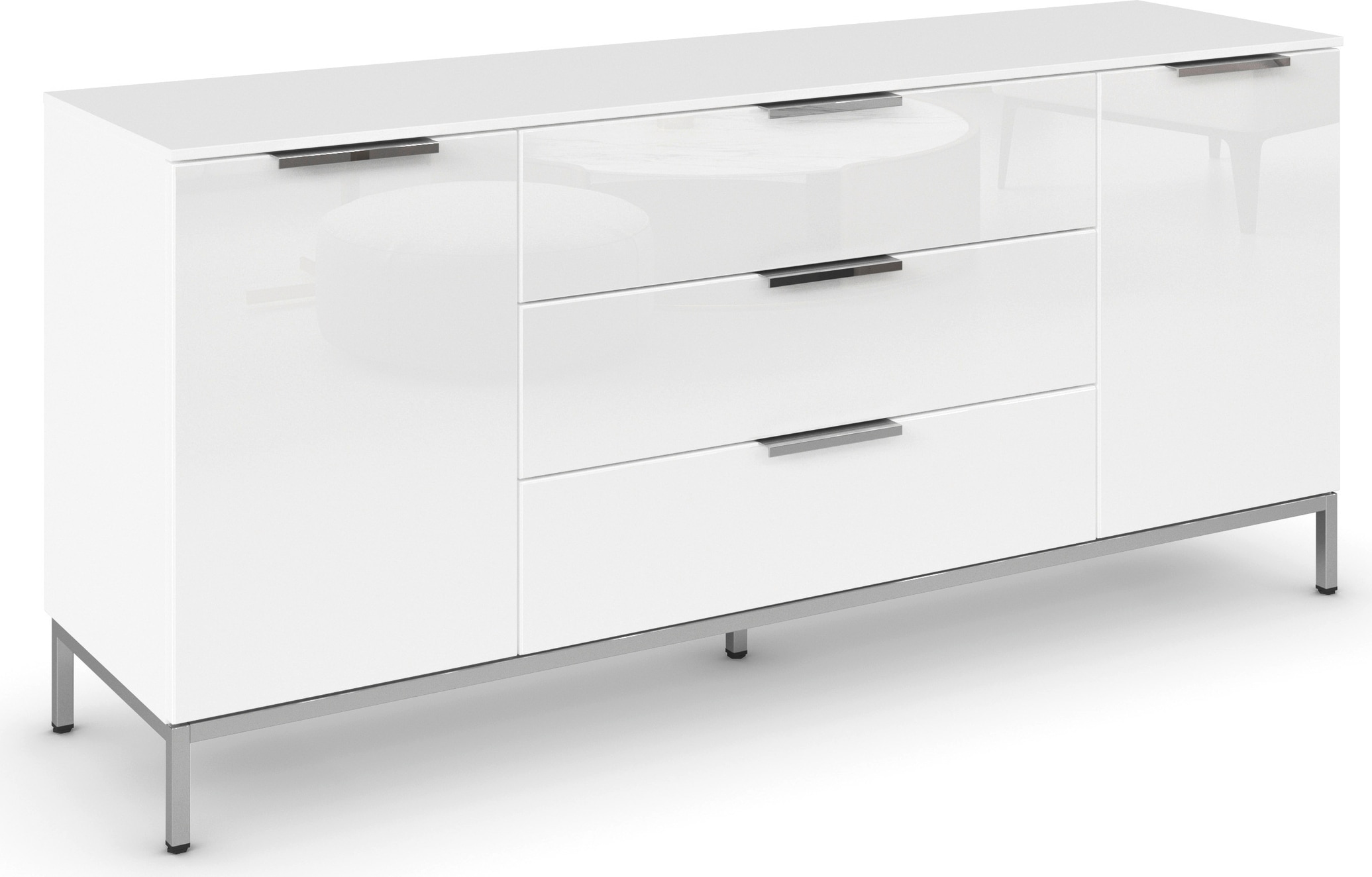 rauch Kombikommode "Kommode Türkommode Sideboard Kombikommode FLIPP mit Gla günstig online kaufen