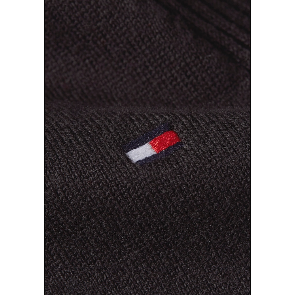 Tommy Hilfiger Jerseykleid »CO JERSEY STITCH F&F DRESS«, mit Logostickerei auf der Brust