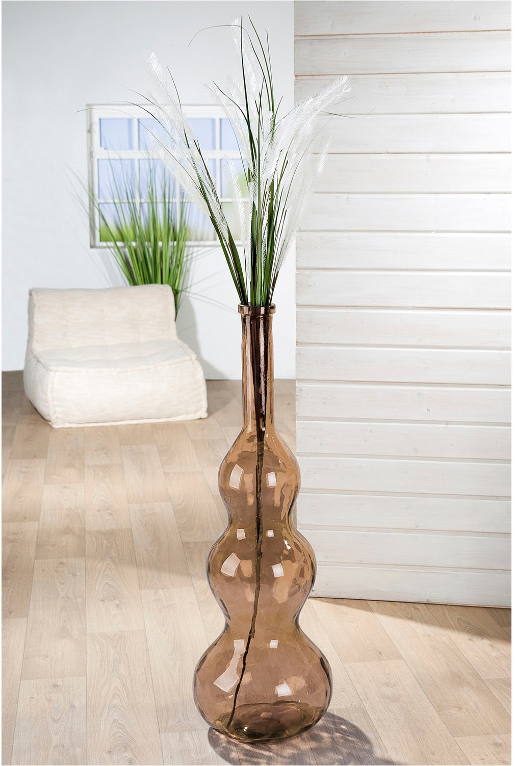 GILDE Bodenvase "Bodenvase bauchig "Balleros" braun", (1 St.) günstig online kaufen