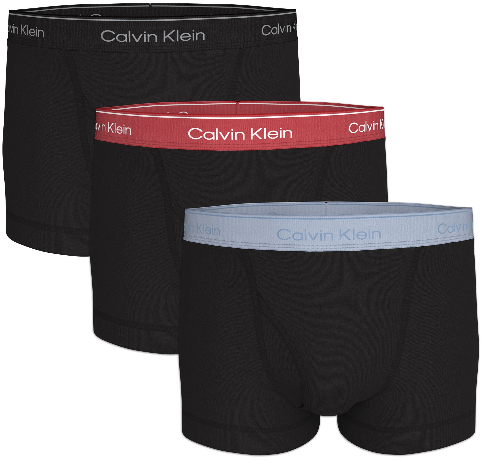 Calvin Klein Underwear "TRUNK 3PK" Packung, 3er-Pack, mit Logo-Elastikbund
