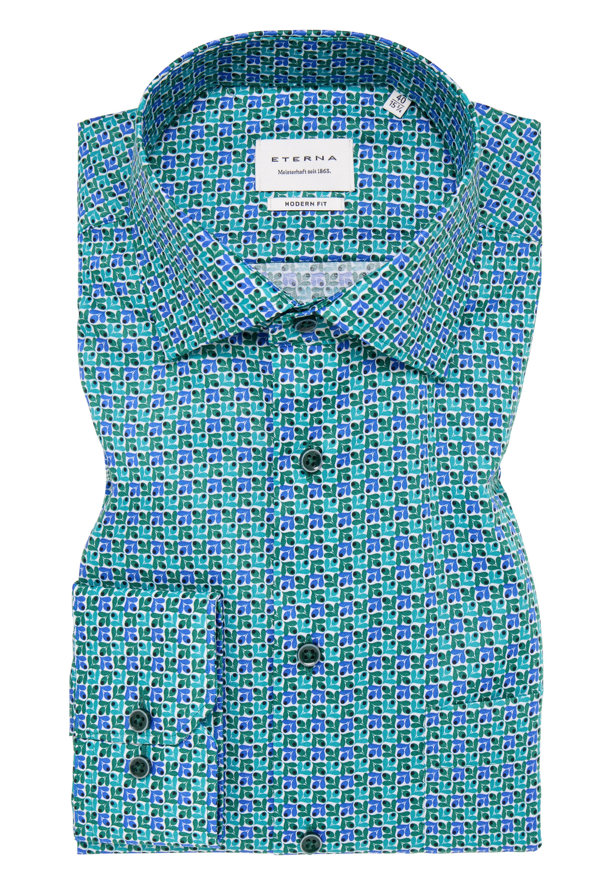 Eterna Langarmhemd »MODERN FIT«, NON IRON (bügelfrei)