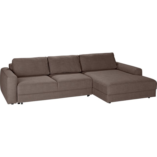 TRENDMANUFAKTUR Ecksofa »Bourbon«, wahlweise mit Bettfunktion und  Bettkasten, Tiefe Sitzfläche 54 cm bestellen | BAUR