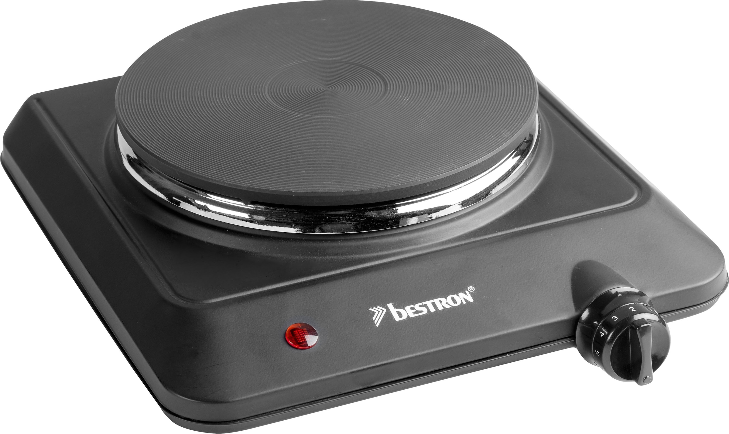 bestron Einzelkochplatte »AHP150 Kitchen Heroes«, aus Gusseisen, Ø 18 cm, 1500 Watt, Schwarz