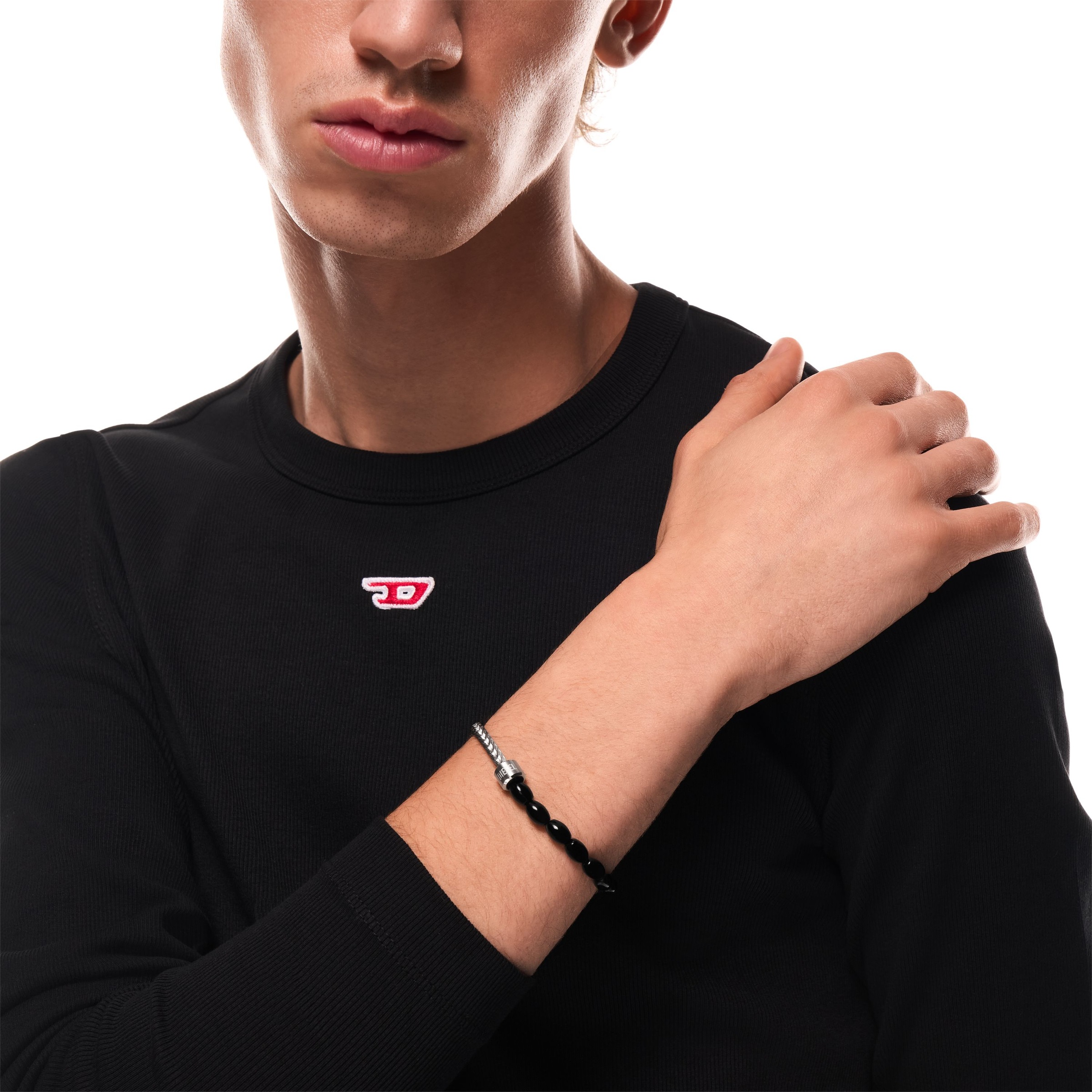 Diesel Armband »Diesel Font« mit Lapislazuli oder Achat