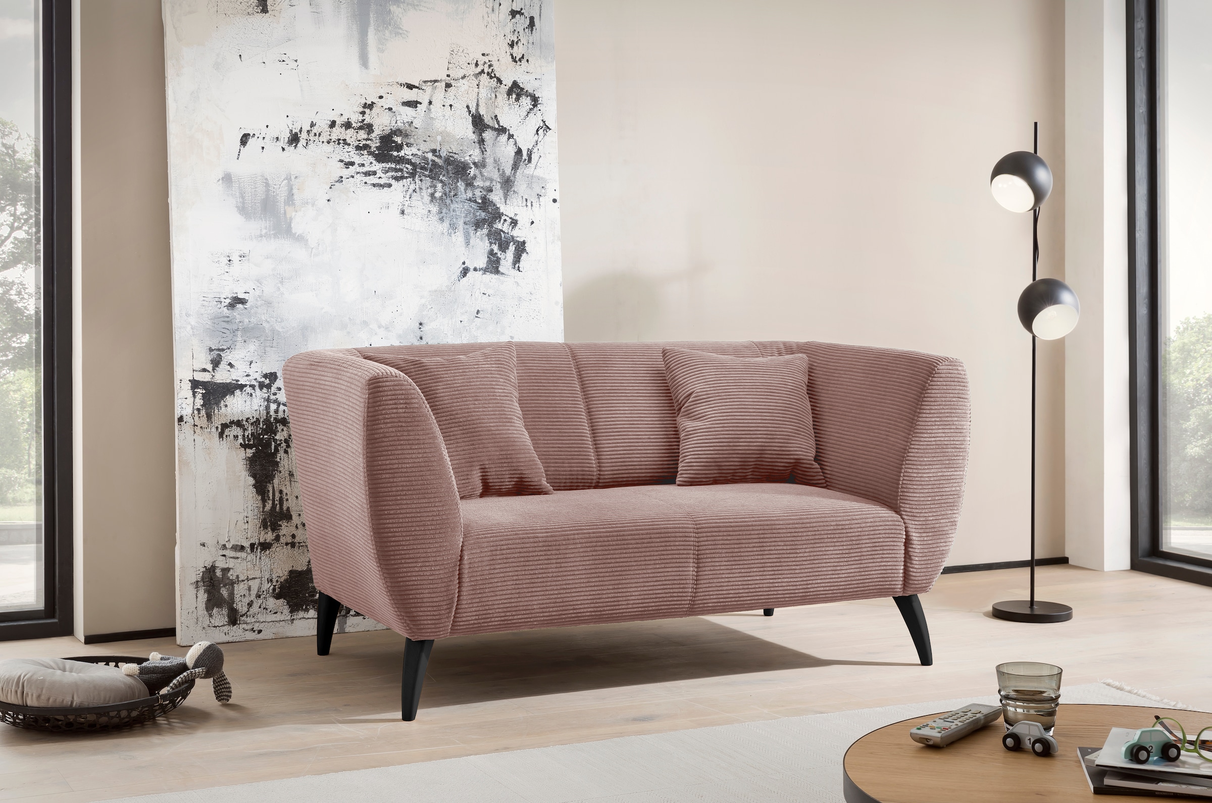 INOSIGN Polstergarnitur »Colori«, (Set, 2 tlg., 3-Sitzer und 2-Sitzer), auch als Loveseat erhältlich