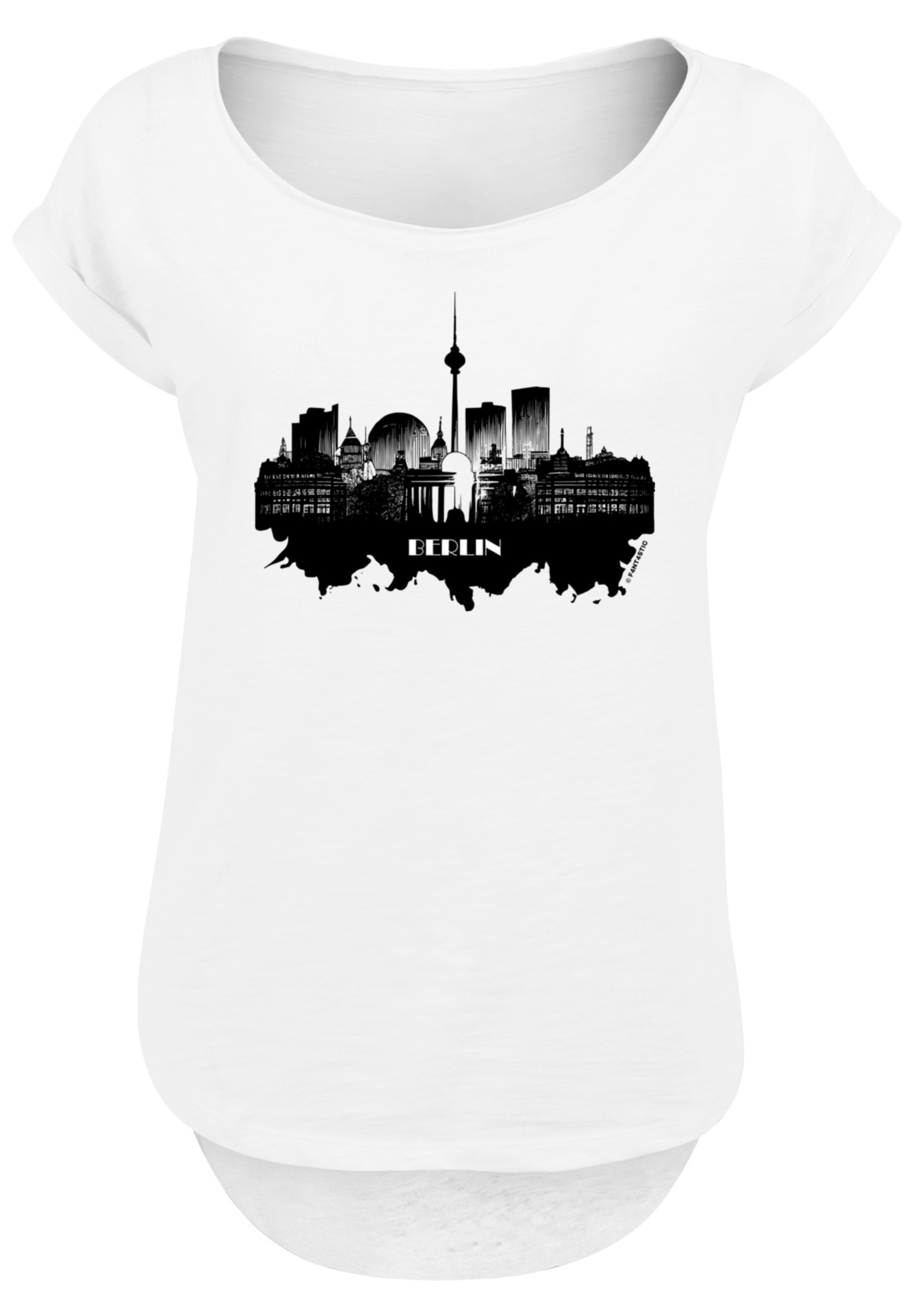 F4NT4STIC T-Shirt »Cities Collection - Berlin skyline«, Print