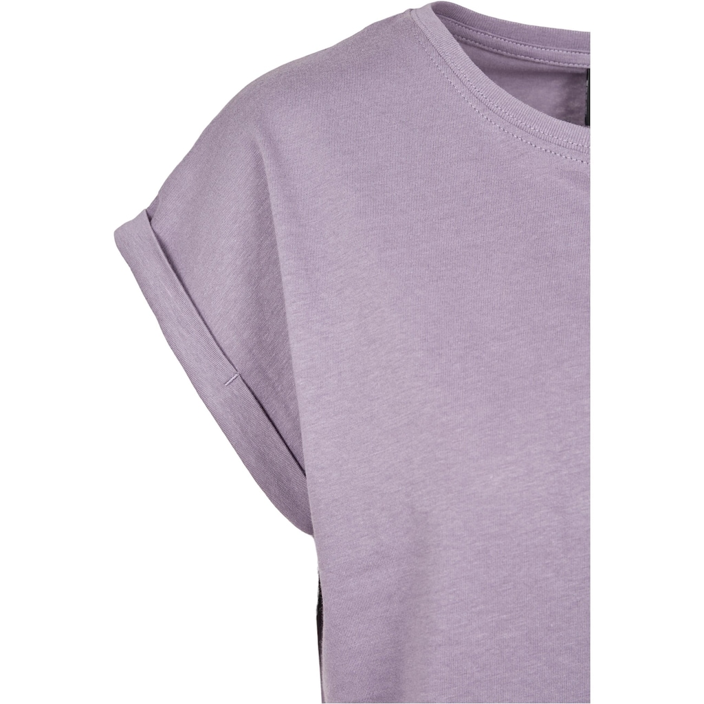 URBAN CLASSICS Kurzarmshirt »Urban Classics Damen Ladies Extended Shoulder Tee«, (1 tlg.)