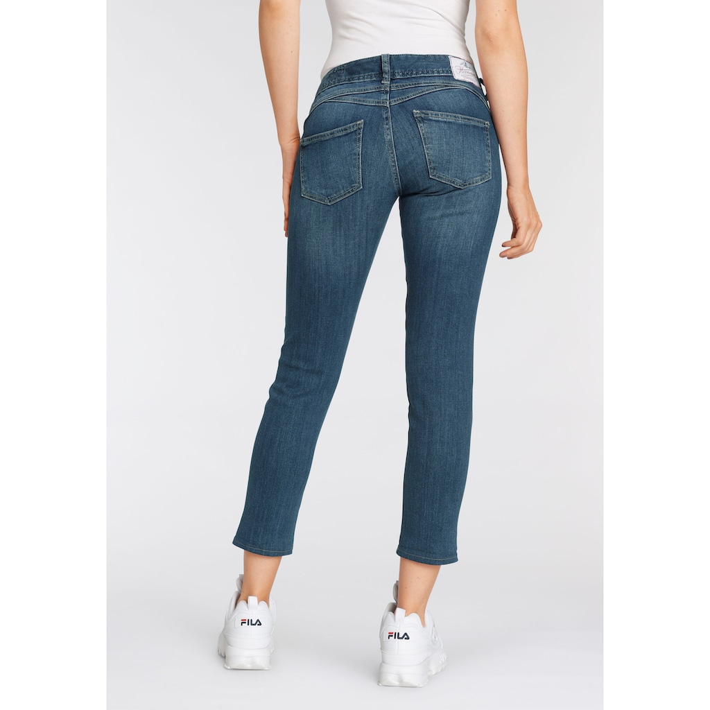 Herrlicher 7/8-Jeans »GINA CROPPED POWERSTRETCH«, mit seitlichem Keileinsatz