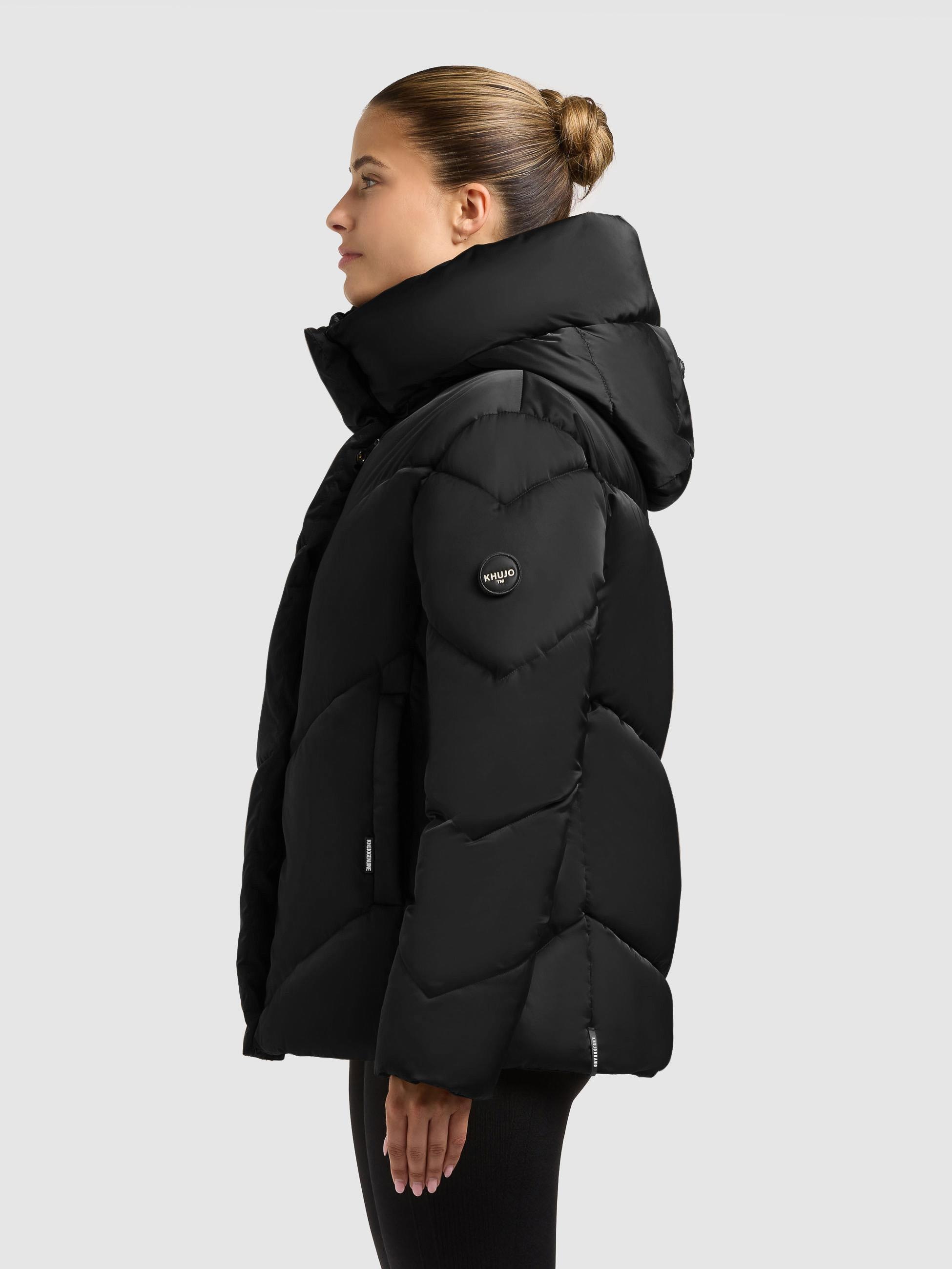 khujo Winterjacke "Olsa2" mit Kapuze Gefütterte Steppjacke mit Kapuze günstig online kaufen