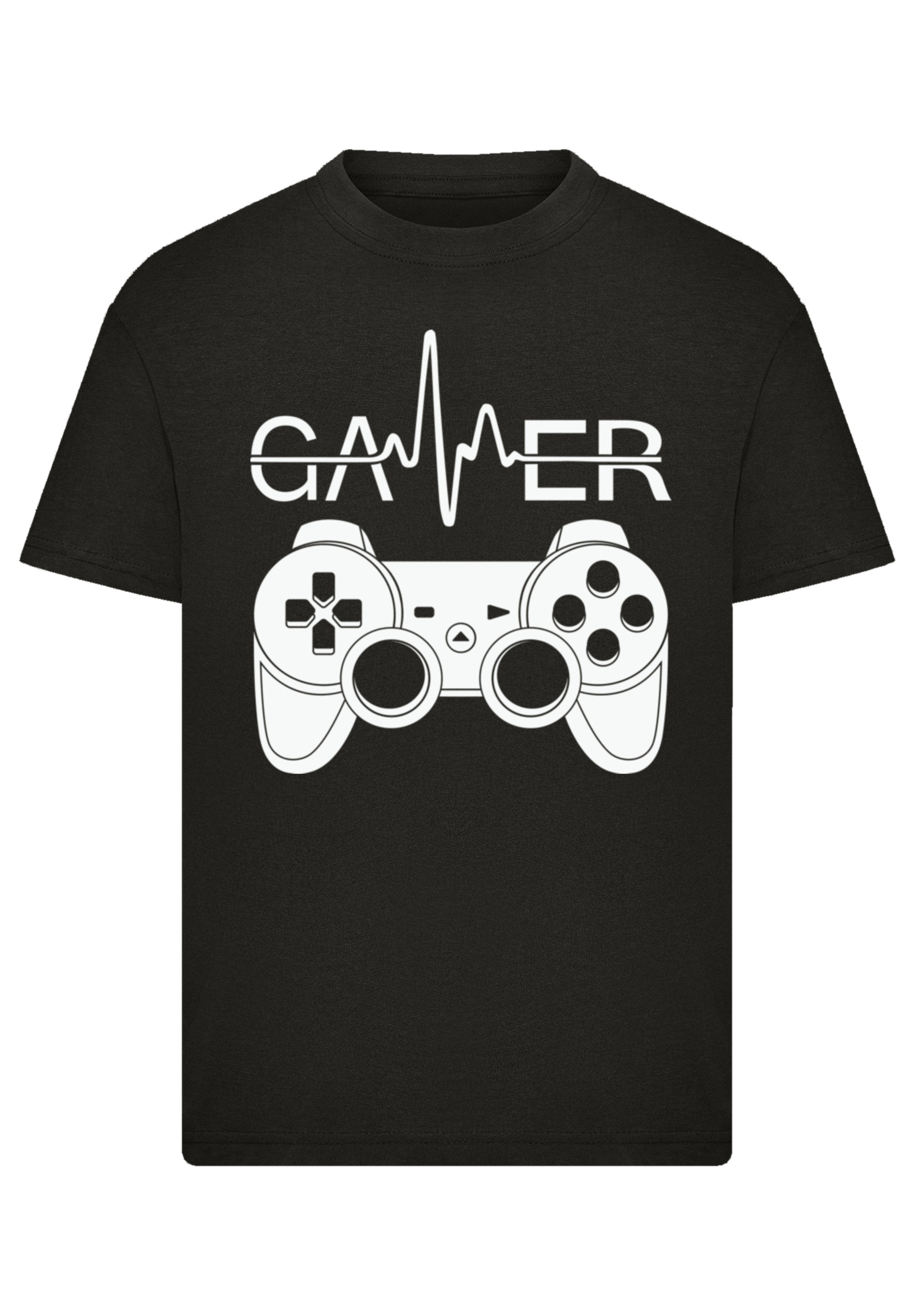 F4NT4STIC T-Shirt »Gamer Herzschlag«, Premium Qualität