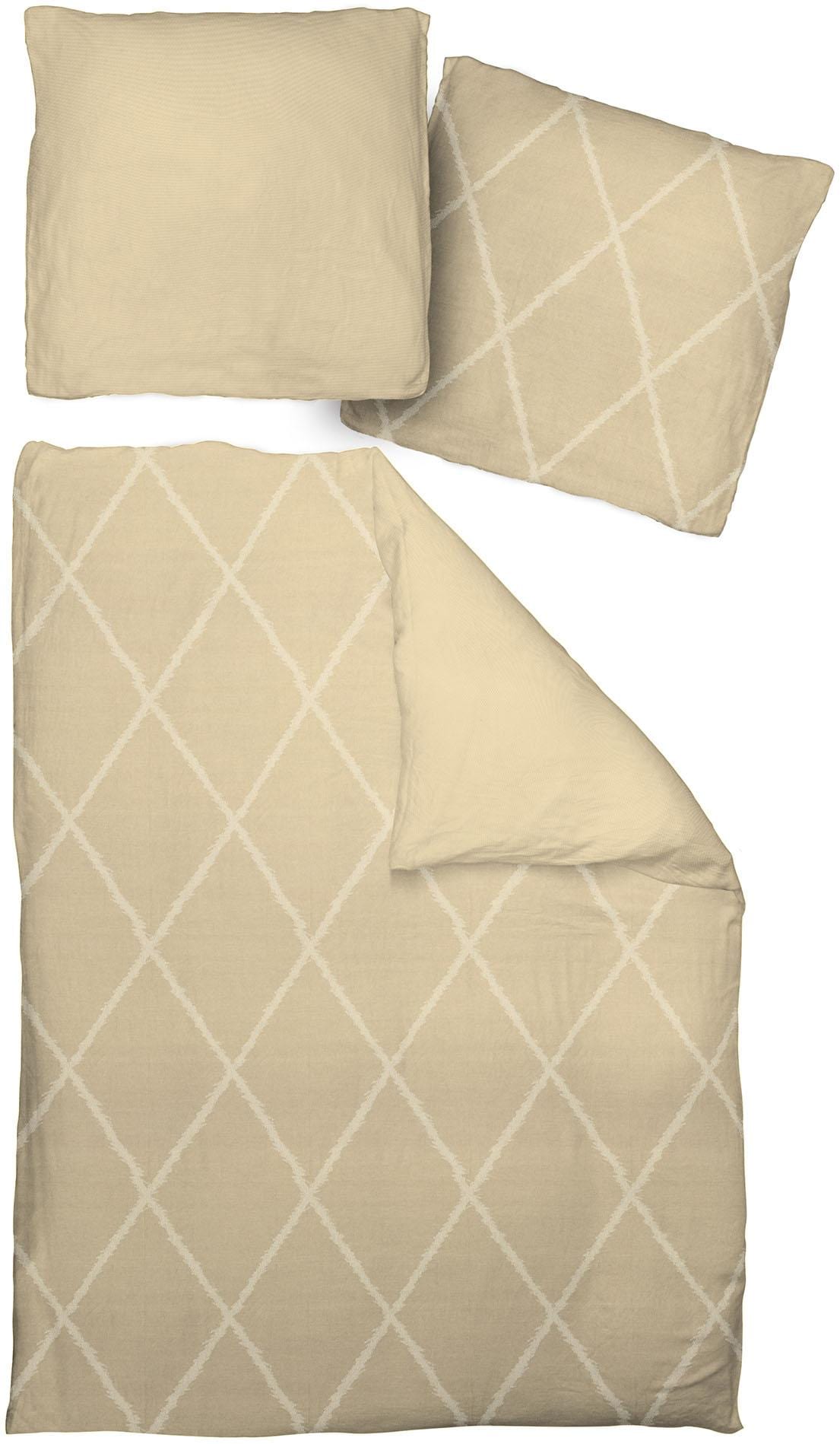 Adam Bettwäsche "Casket Valdelana light" 2 Stk. tlg. aus 100 % Bio-Baumwoll günstig online kaufen